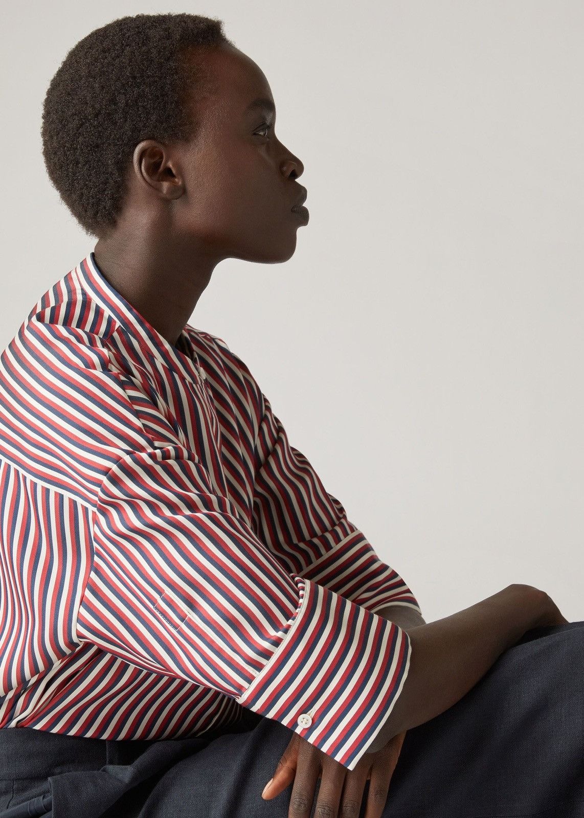 Loro Piana o1srvl11e0825 FAM9831 Lindsie Shirt in Multicolor Size S / US 4 / IT 40 - 5 Thumbnail
