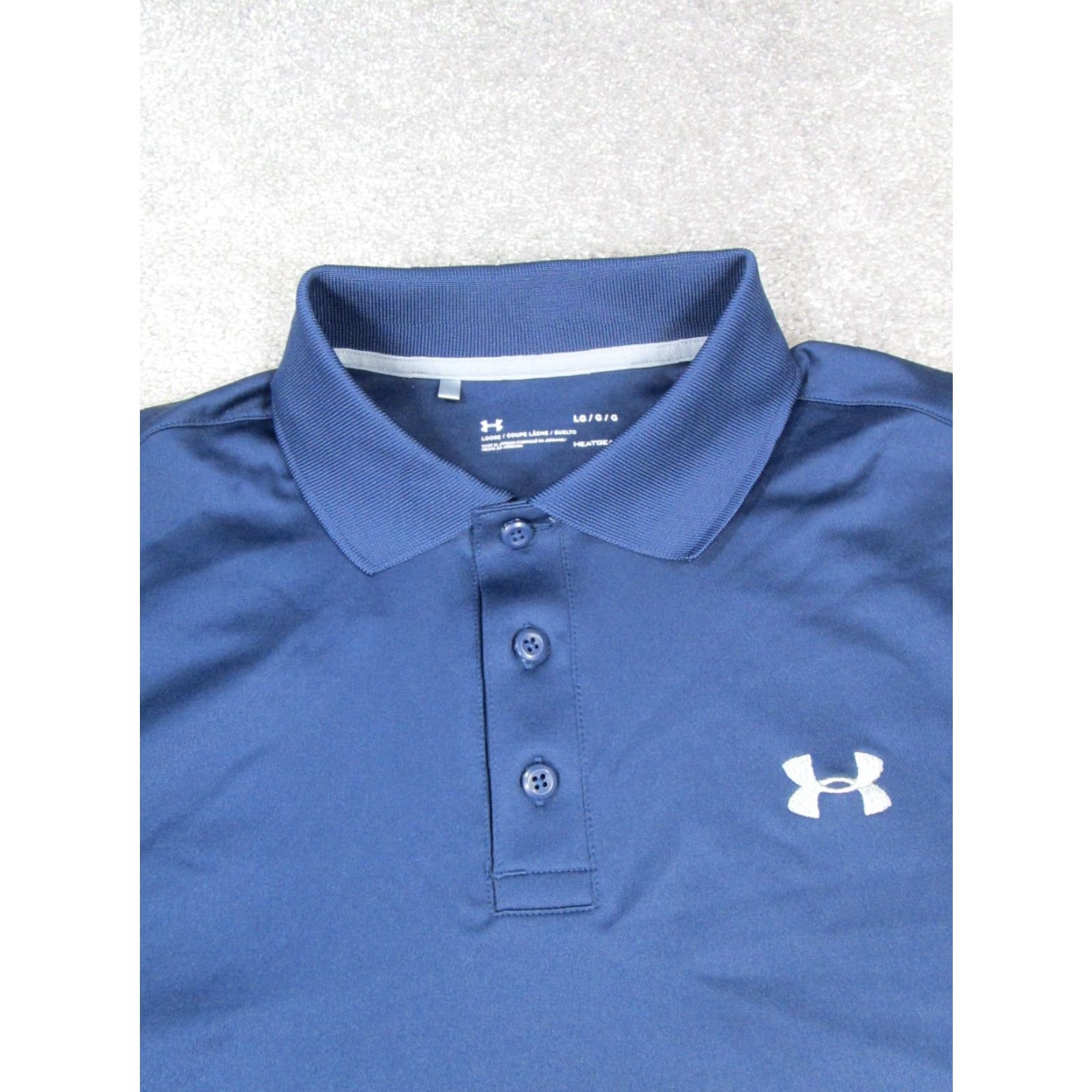 Under Armour Under Armour Polo Shirt Men’s Large Blue Golf Logo Short Sleeve Polo Mens Size US L / EU 52-54 / 3 - 2 Thumbnail