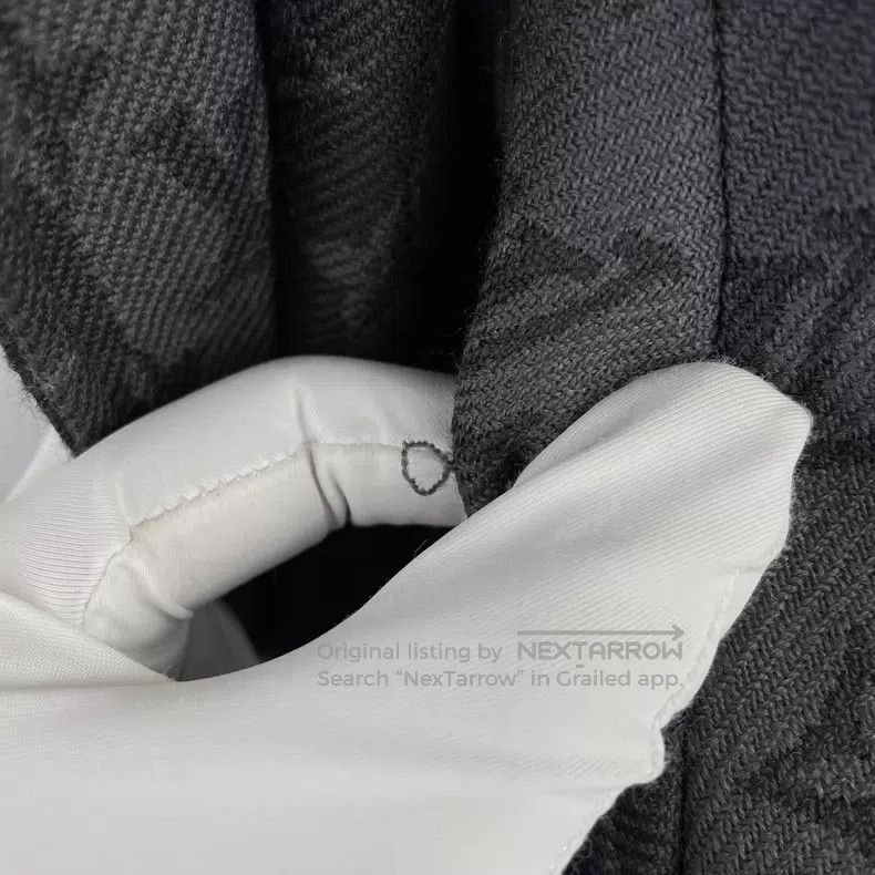 Louis Vuitton Louis Vuitton Black and grey wool-blend cotton lapel jacke Size US M / EU 48-50 / 2 - 8 Thumbnail