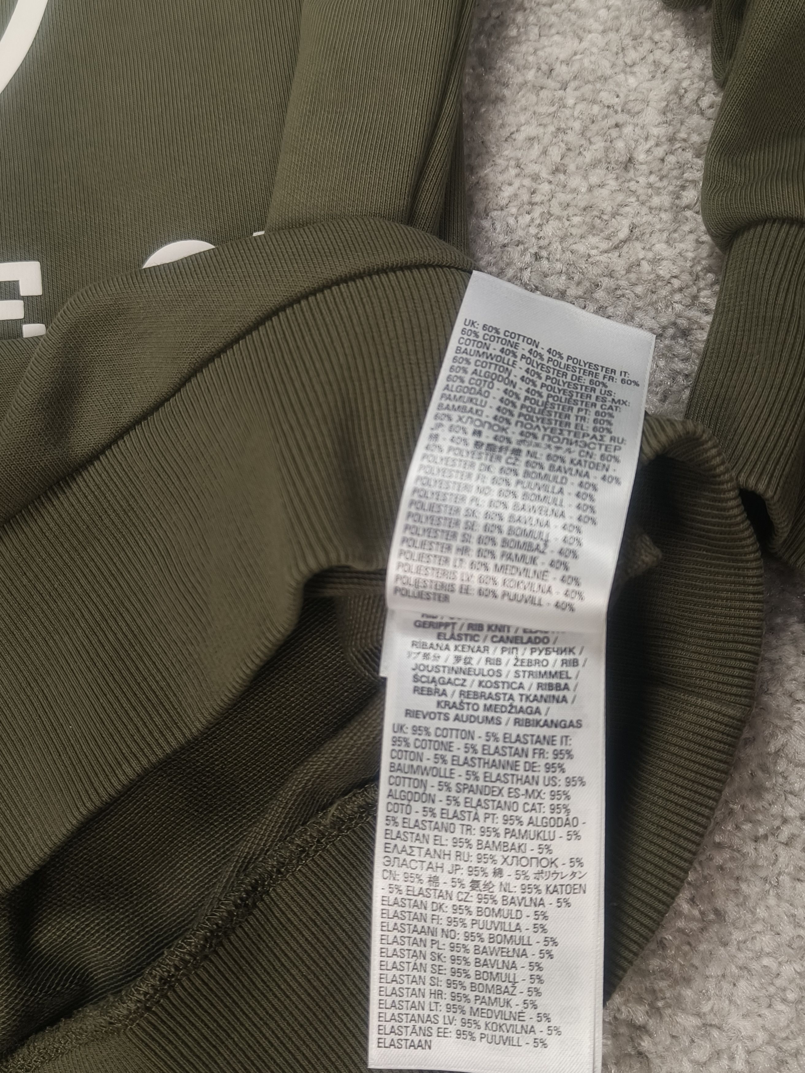 Diesel Diesel Dot Logo Brushed Green Sweatshirt Long Sleeve Hoodie Size US S / EU 44-46 / 1 - 5 Thumbnail