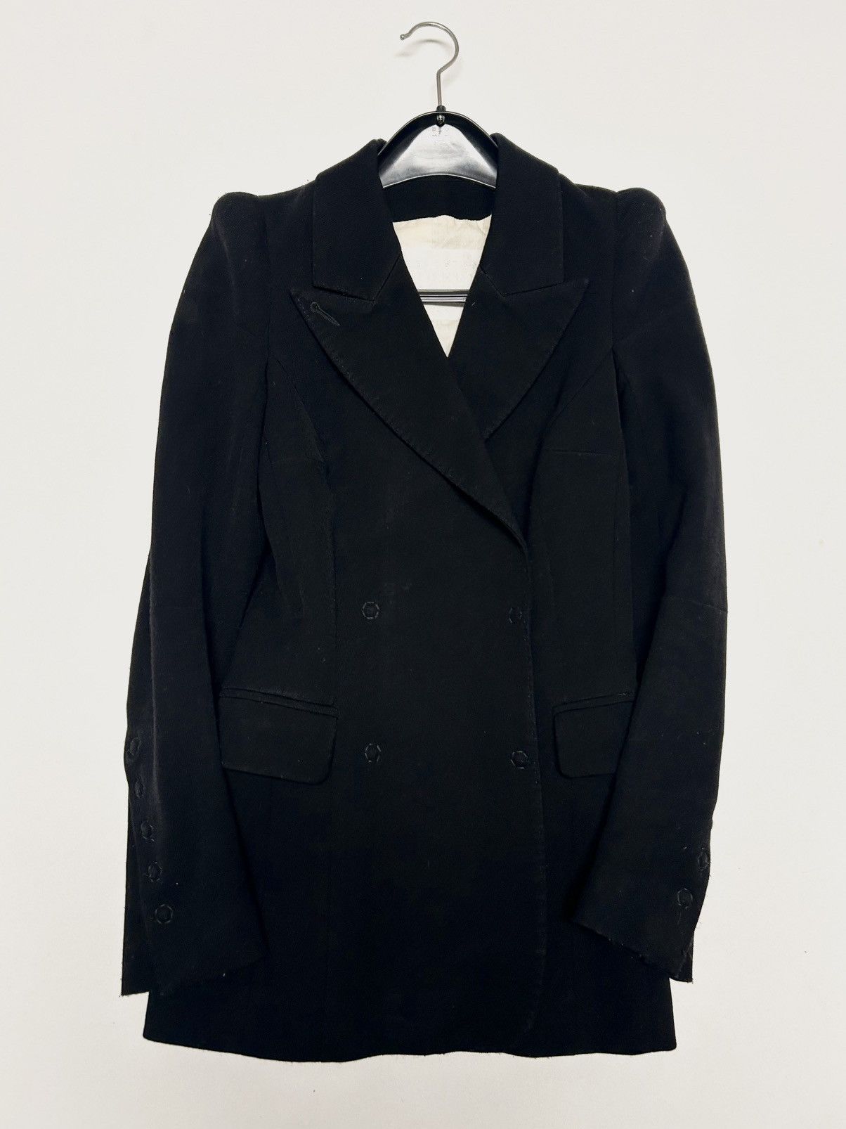 Maison Margiela 2012 Tailored Blazer with Exeggerated Shoulder Size US XS / EU 42 / 0 - 11 Thumbnail