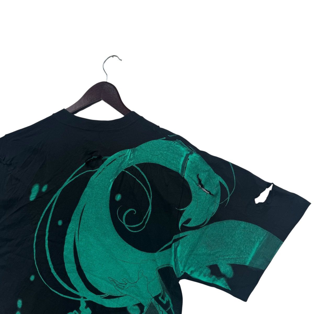 Japanese Brand Hatsune Miku Thrashed Tee Shirt Japanese Music Anime Manga Size US M / EU 48-50 / 2 - 6 Thumbnail
