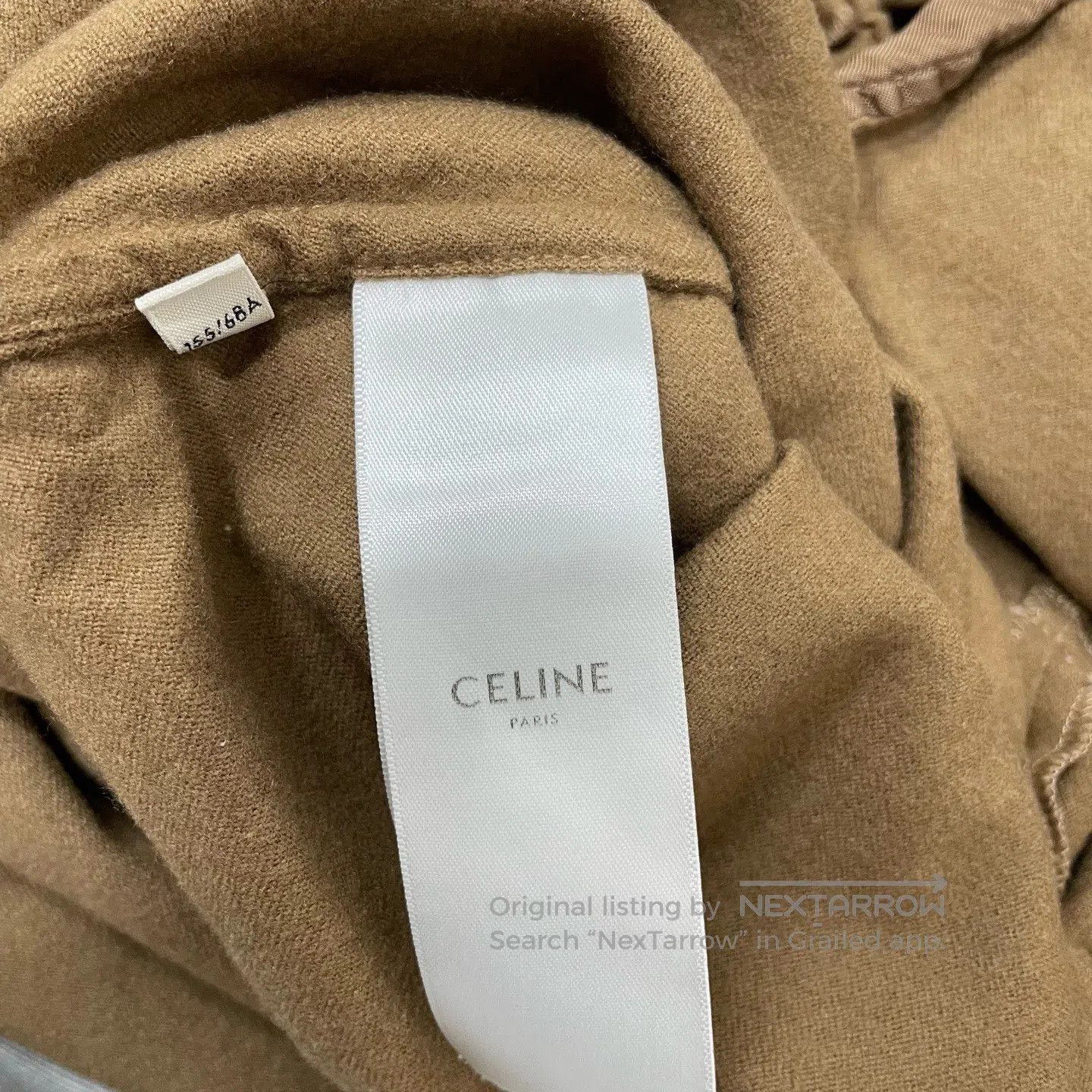 Celine CELINE Brown Drawstring Wide-Leg Pants| Size US 36 / EU 52 - 5 Thumbnail