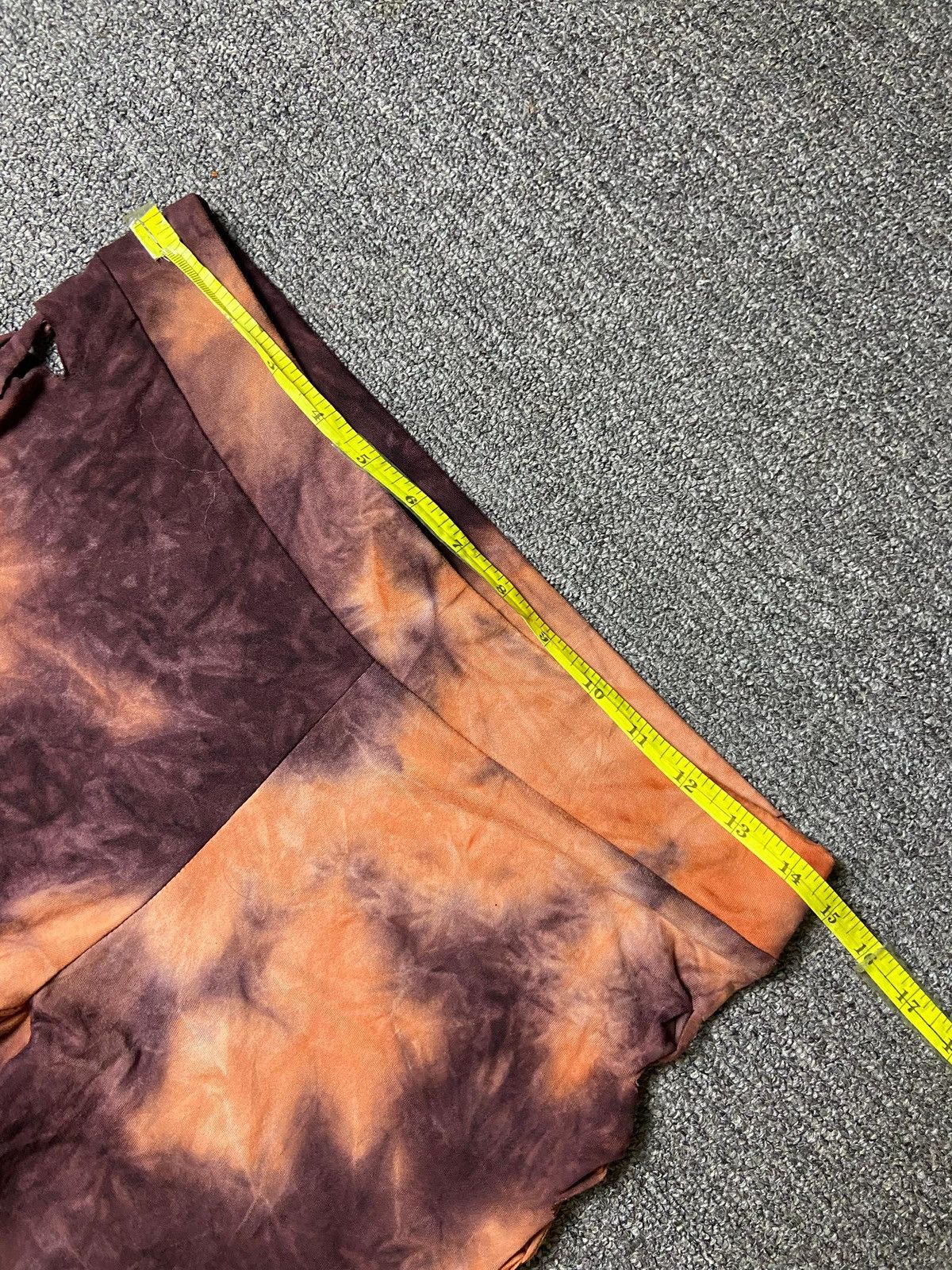 Japanese Brand × Vintage ROMWE Tie Dye Cut Out Side Flare Pants (125) Size 29" - 8 Thumbnail