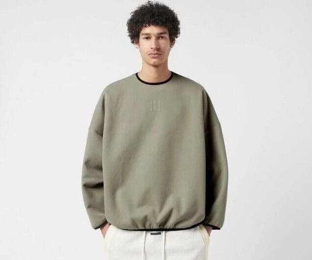 Adidas × Fear of God Fear of god adidas suede fleece crewneck sweatshirt size L Size US L / EU 52-54 / 3 - 1 Thumbnail