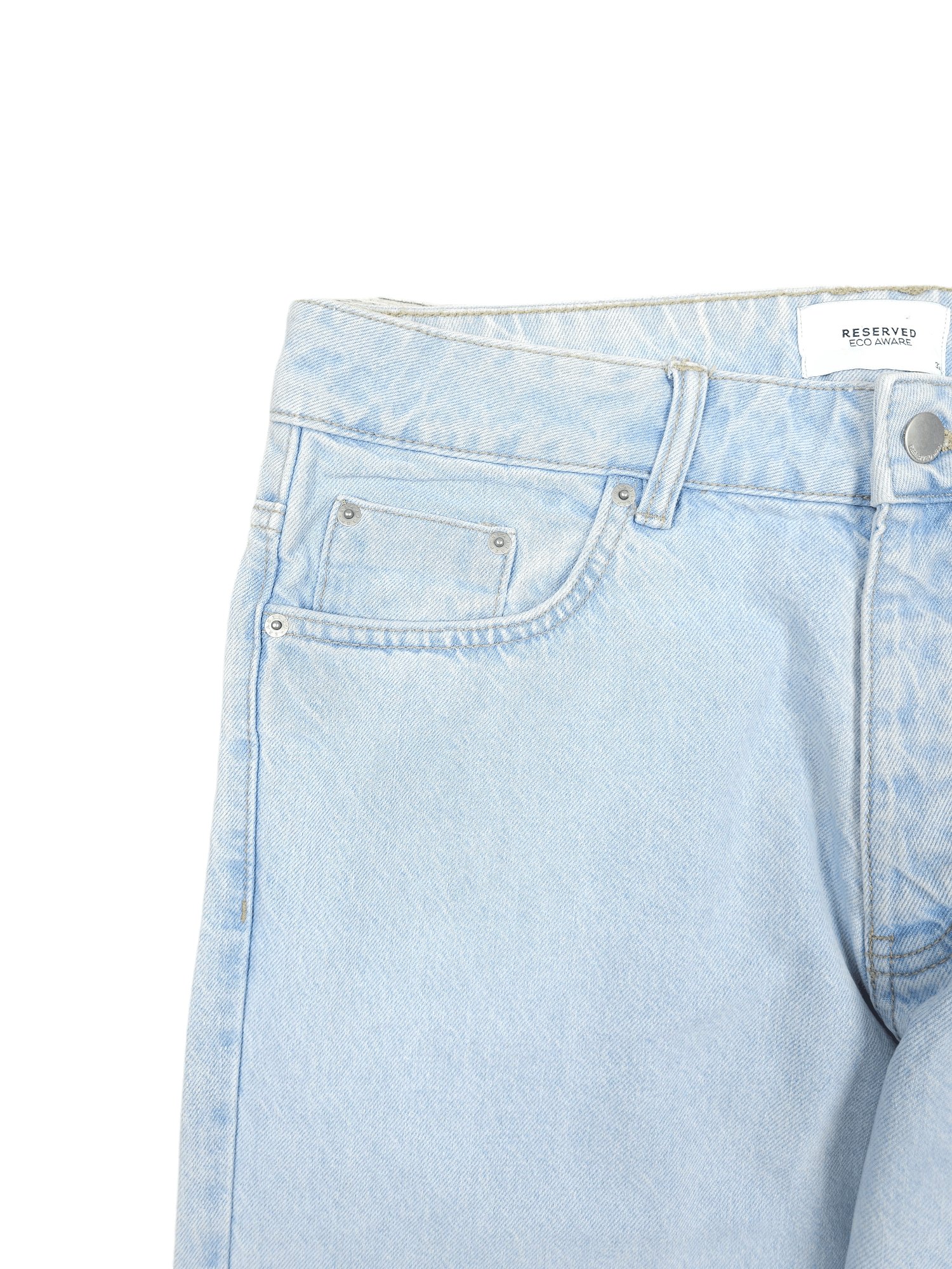 Japanese Brand × Vintage 💎 NEW Size 32/32 Baby Blue Baggy Relaxed Wide Leg Jeans Size US 32 / EU 48 - 4 Thumbnail