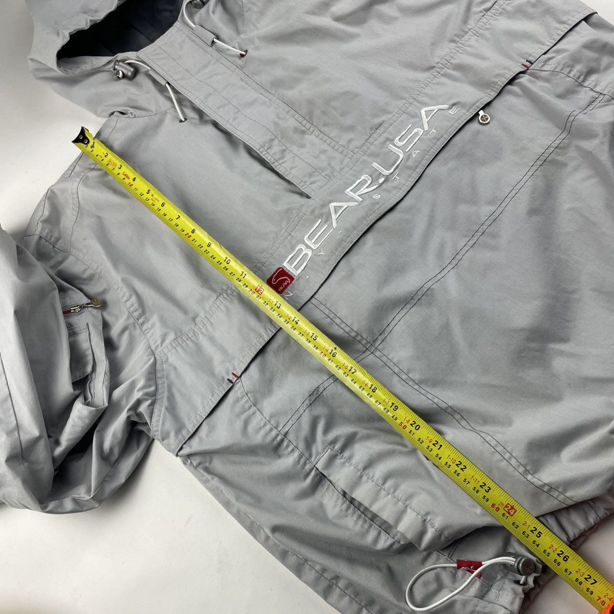 Other Y2K Bear Usa NY State Anorak Jacket Pullover Grey Mens S/M Size US S / EU 44-46 / 1 - 14 Thumbnail