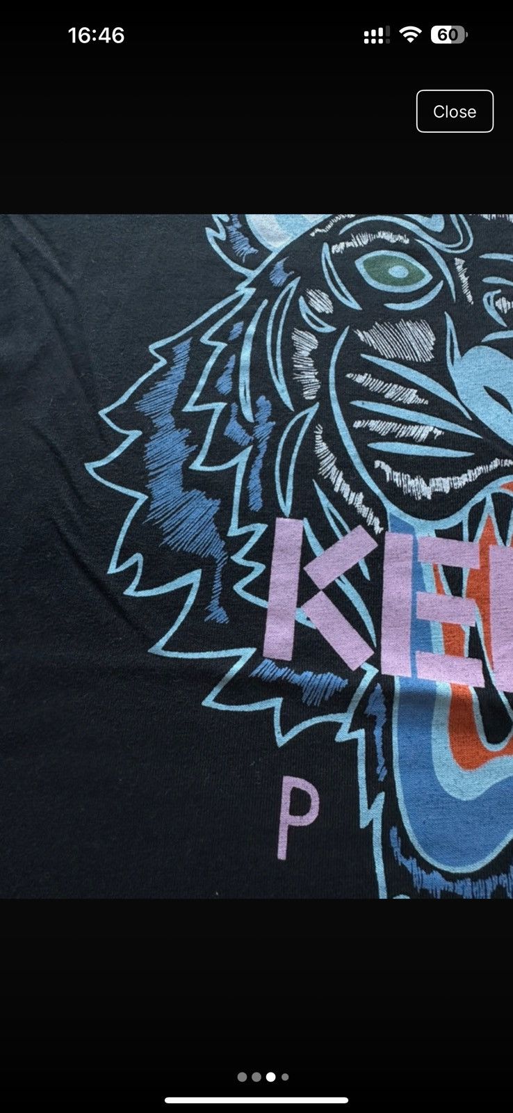Kenzo Kenzo Tiger T-Shirt - Size S Size S / US 4 / IT 40 - 3 Thumbnail