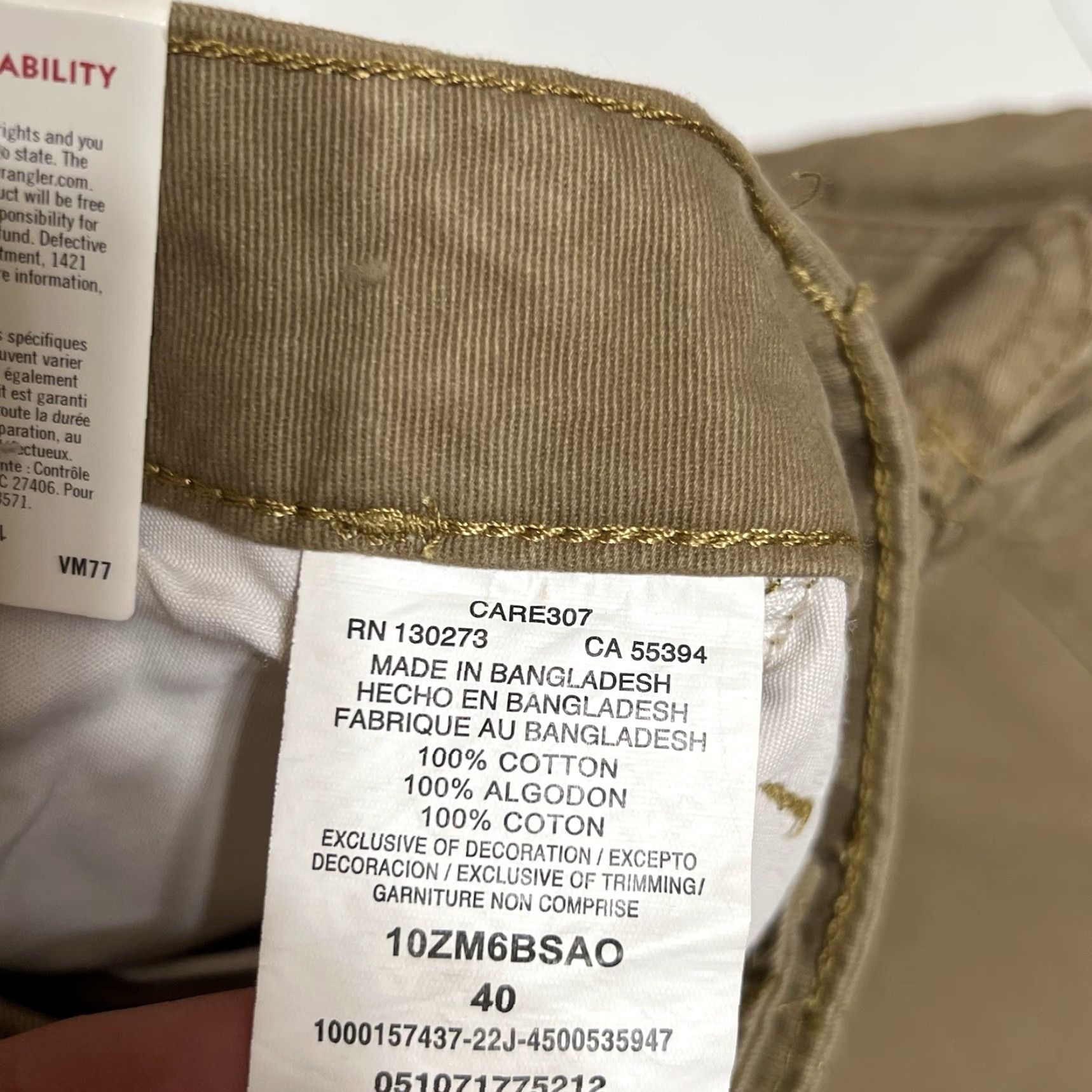 Wrangler Wrangler Authentics Mens Cargo Shorts Size 40 Brown NWT Size US 40 / EU 56 - 8 Thumbnail