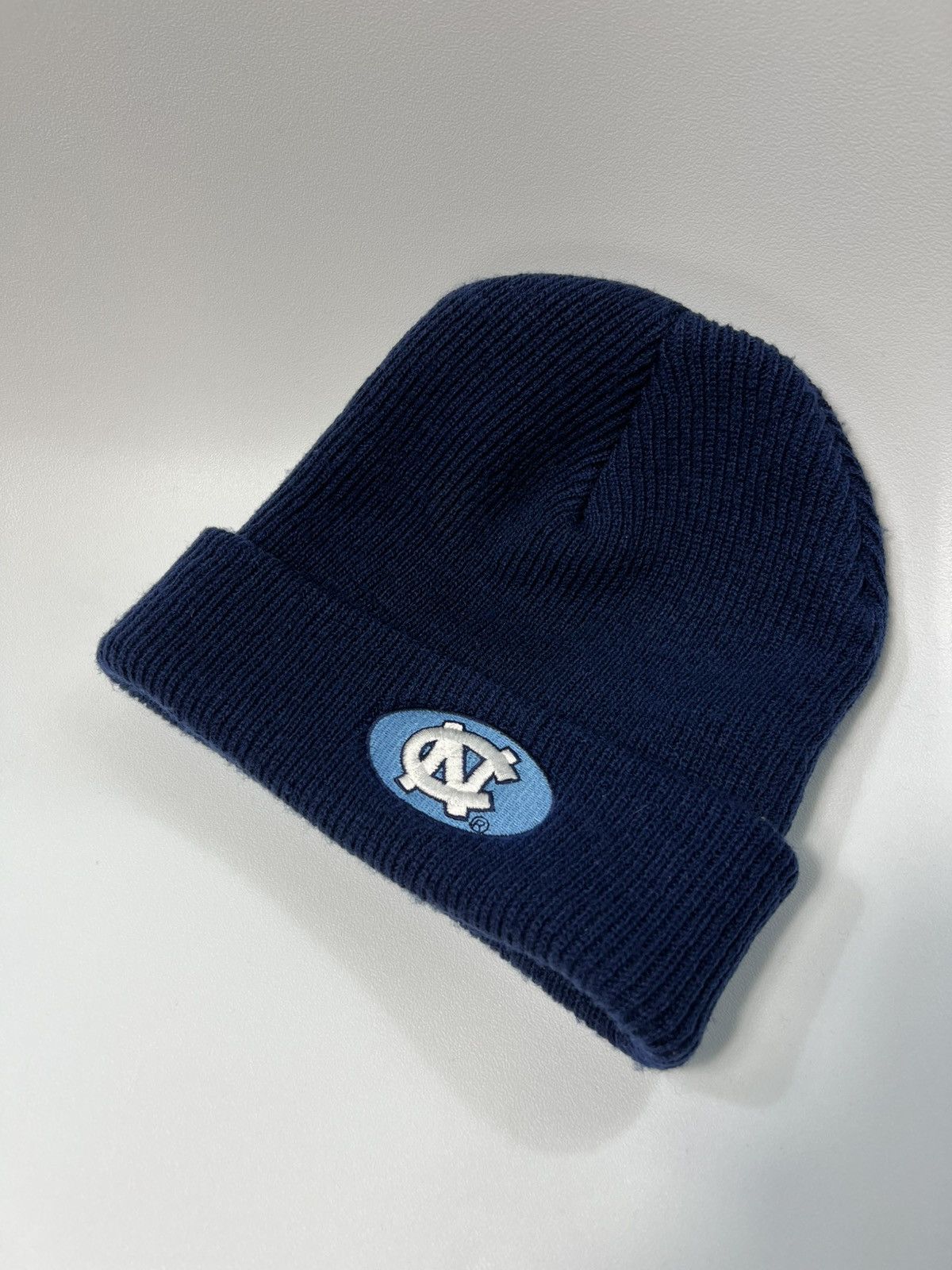 Nike Nike UNC Tar Heels Beanie Navy Double Sided Swoosh NC Cuff Size ONE SIZE - 1 Thumbnail