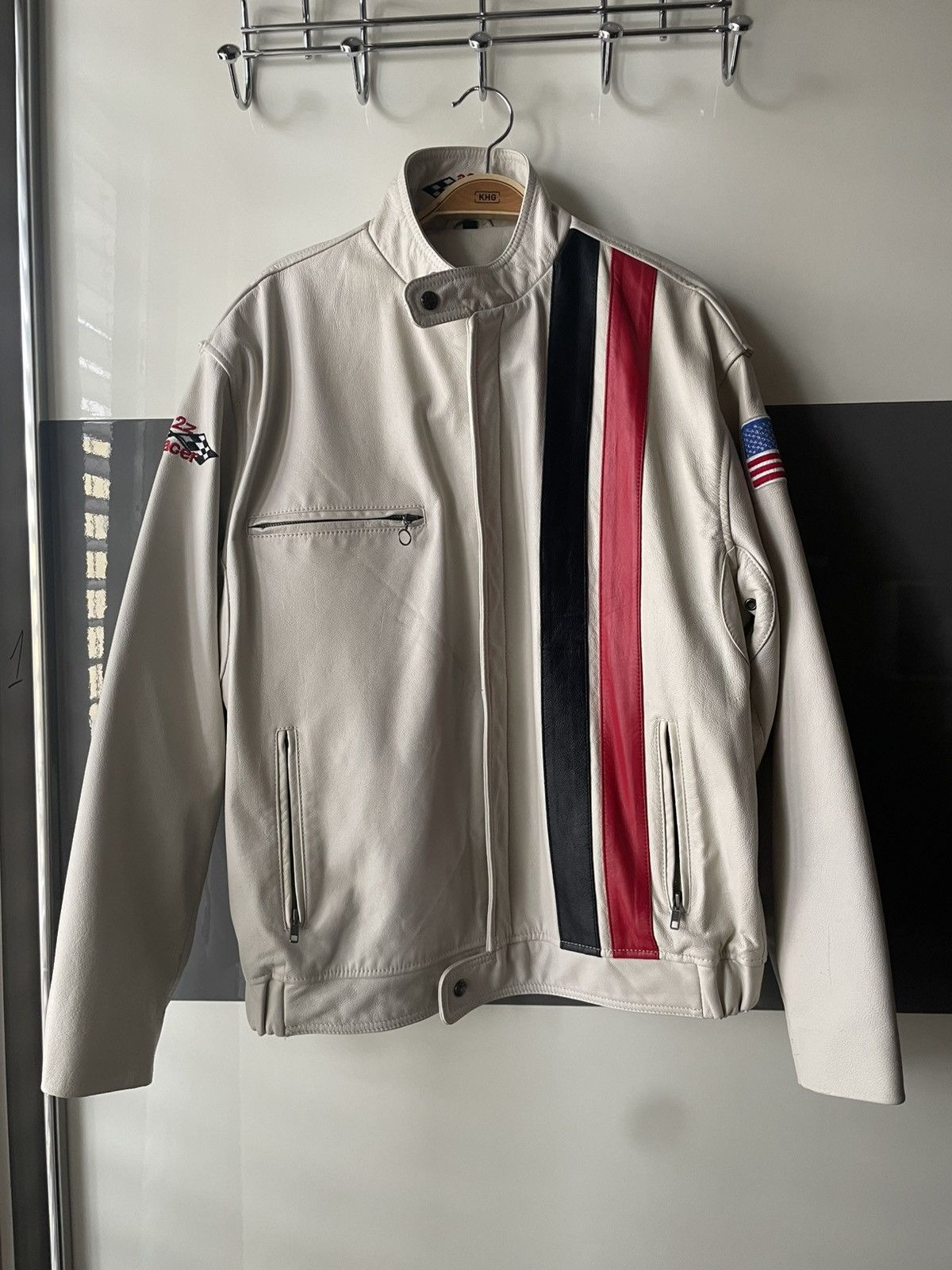 Genuine Leather × Vintage Vintage Biker Jacket Genuine Leather Size US M / EU 48-50 / 2 - 1 Thumbnail