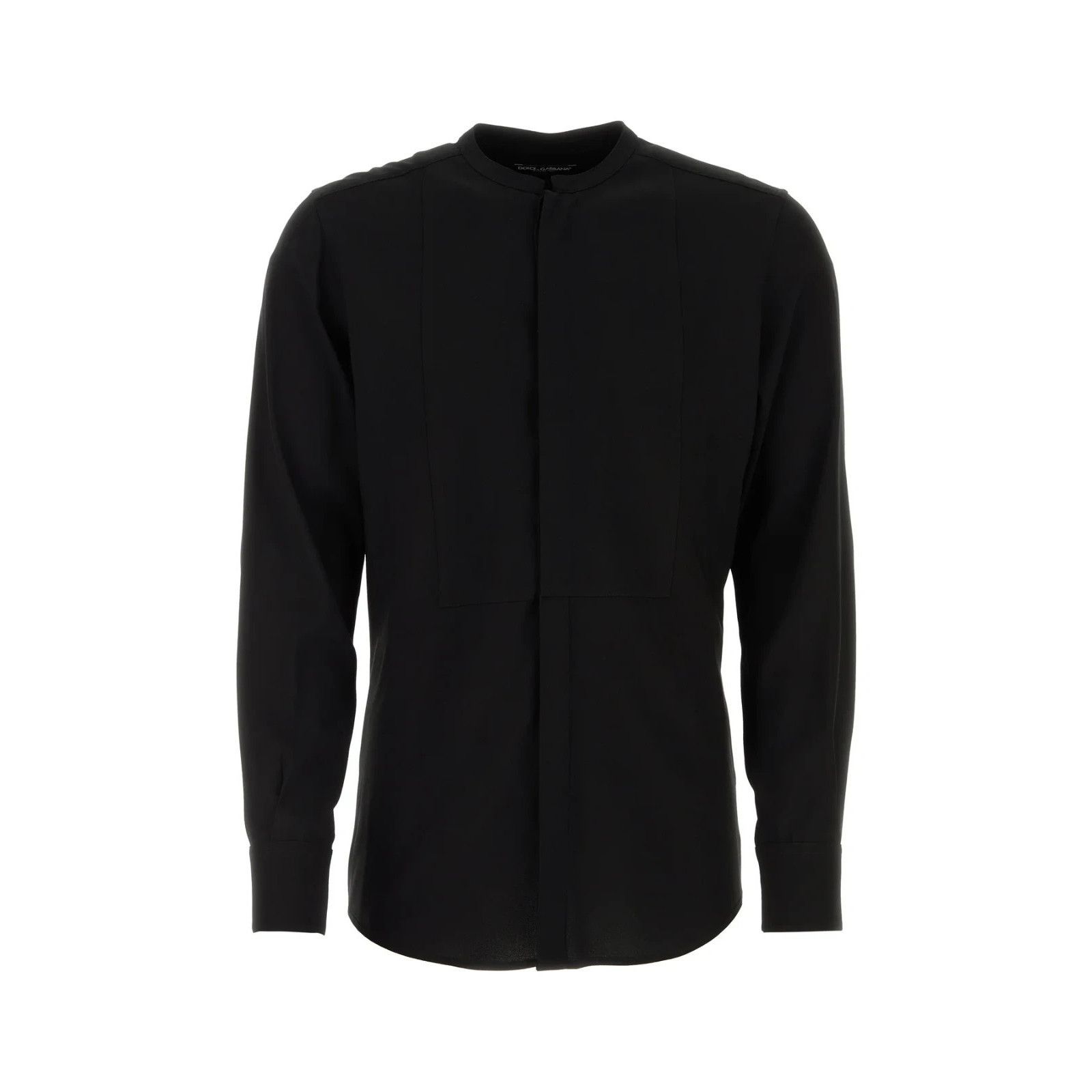DOLCE & GABBANA Black Crepe Shirt New & Authentic (Men's siz