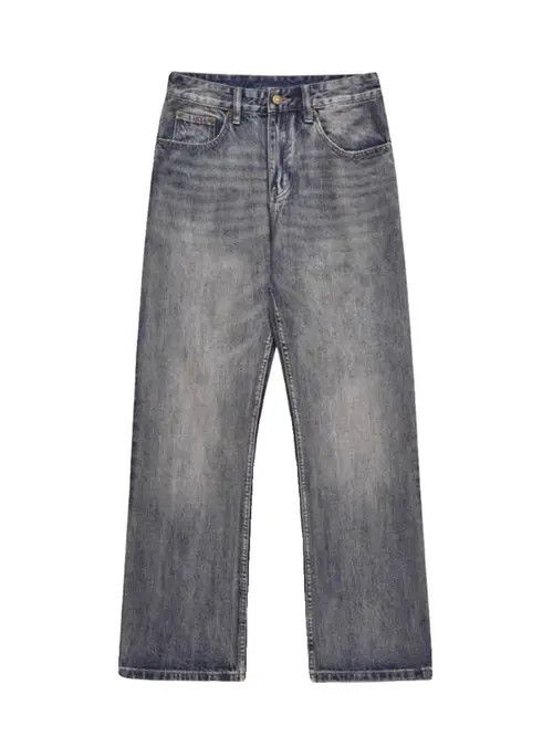 VIBE Street washed and aged micro flare vintage jeans Size US 32 / EU 48 - 5 Thumbnail