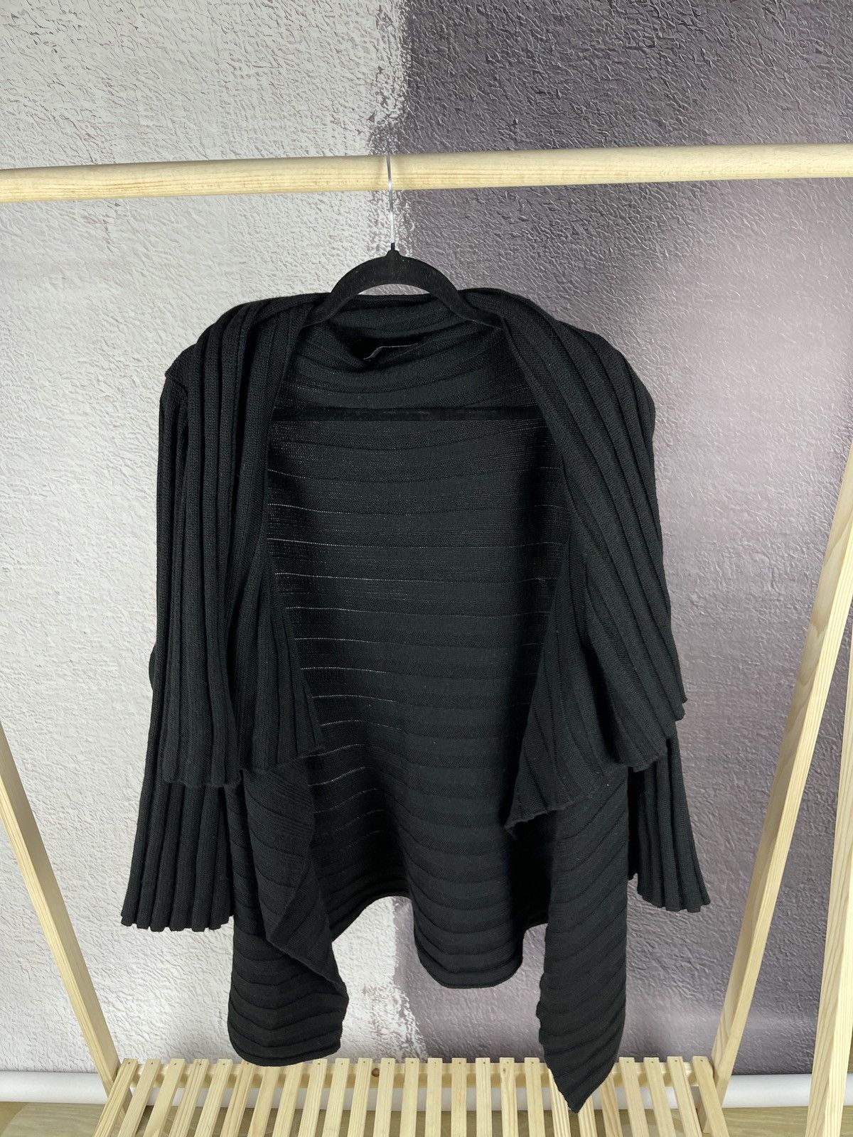 Carlo Colucci Carlo Colucci wool avant garde asymmetric cardigan Size L / US 10 / IT 46 - 8 Thumbnail