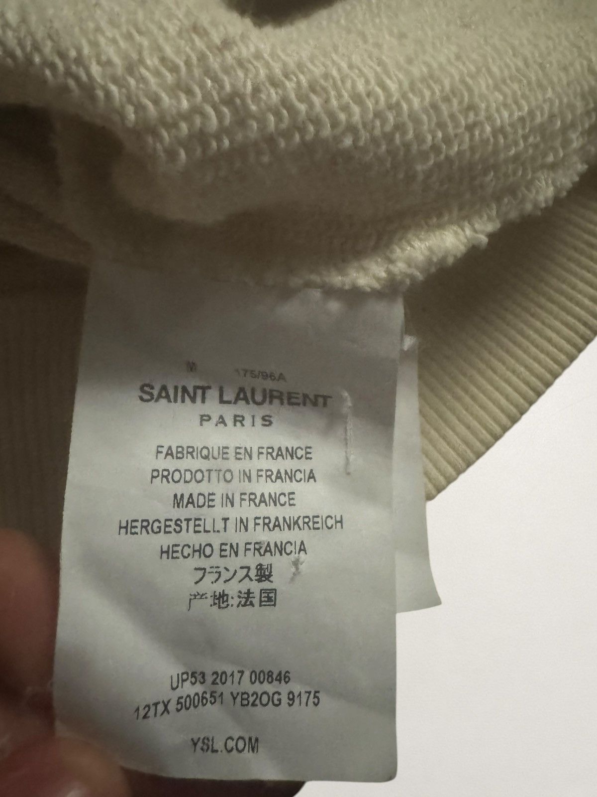Saint Laurent Paris Saint Laurent Paris waiting for sunset sweater Size US M / EU 48-50 / 2 - 4 Thumbnail