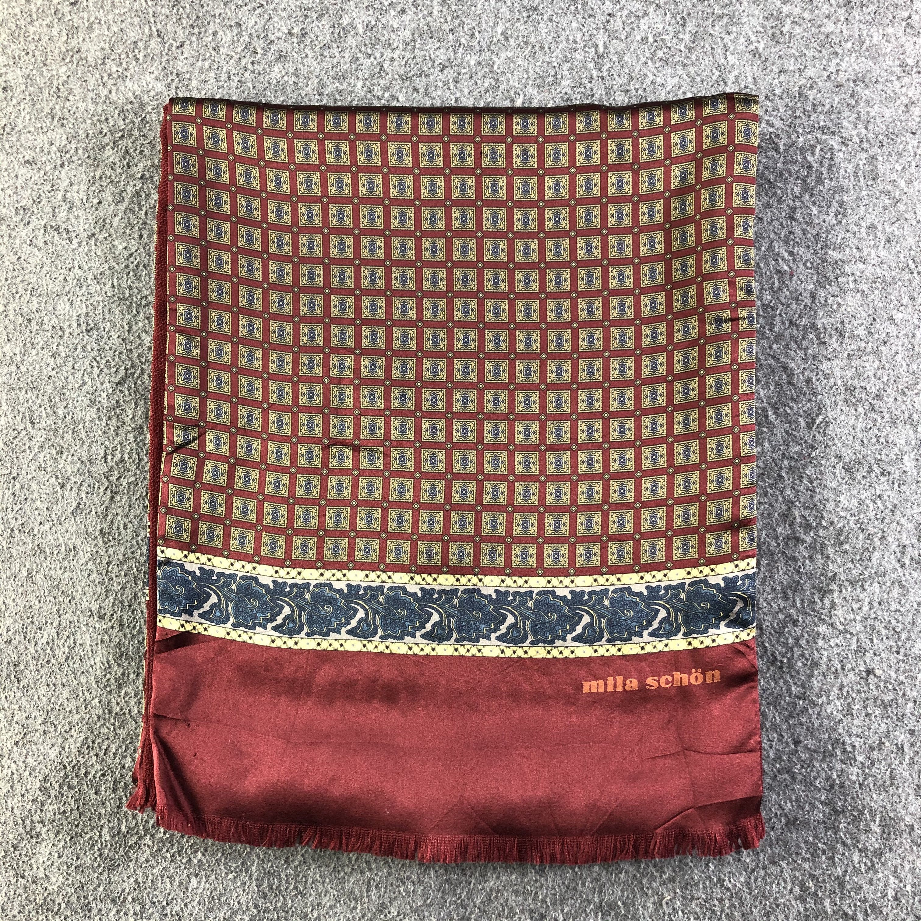 Mila Schon Mila Schon Silk Scarf / Muffler / Neckwear Size ONE SIZE - 3 Thumbnail