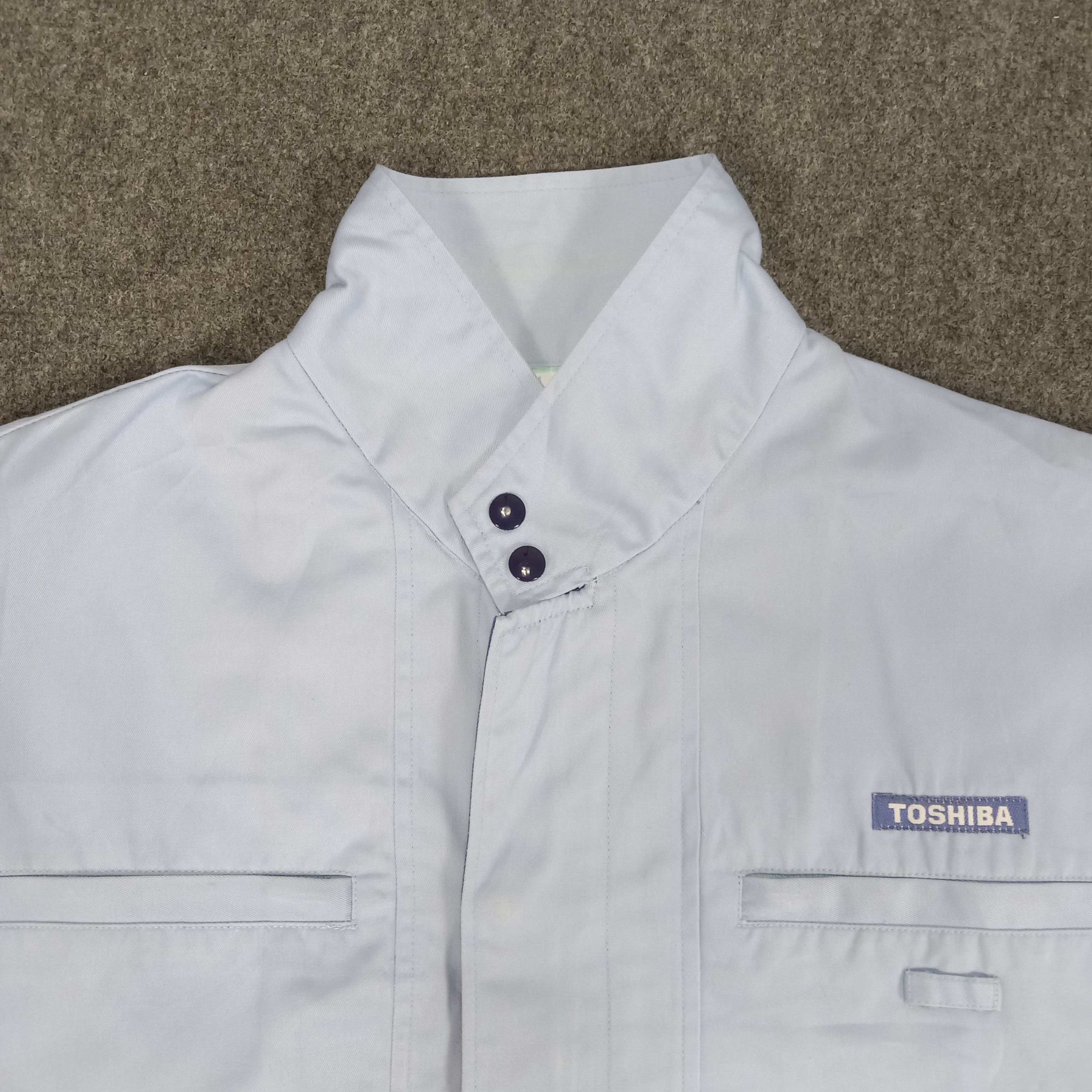 Japanese Brand × Vintage Toshiba Japanese Electronic Technician Jacket Size US L / EU 52-54 / 3 - 2 Thumbnail