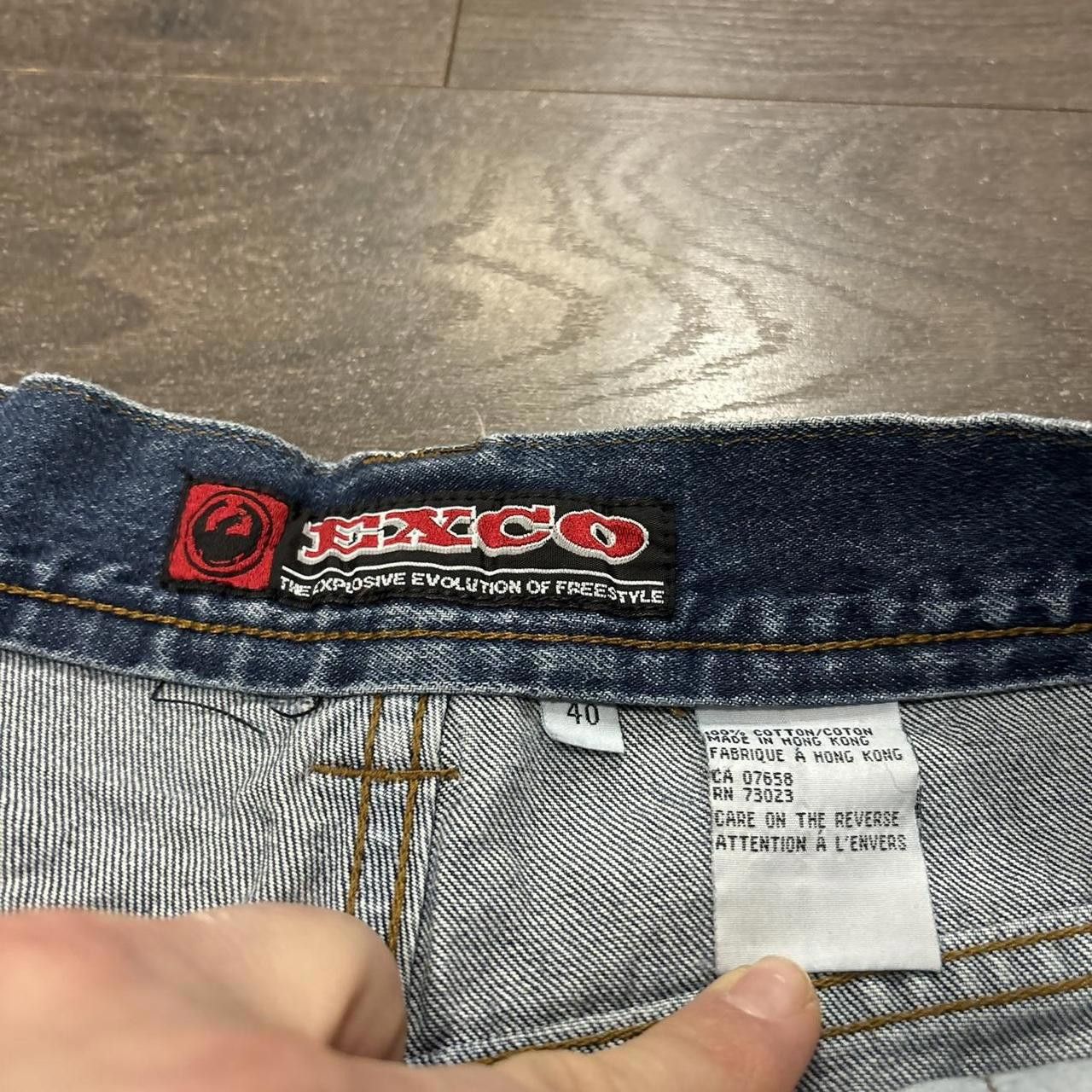 Designer Vintage exco jeans 38x30 Size US 38 / EU 54 - 8 Thumbnail
