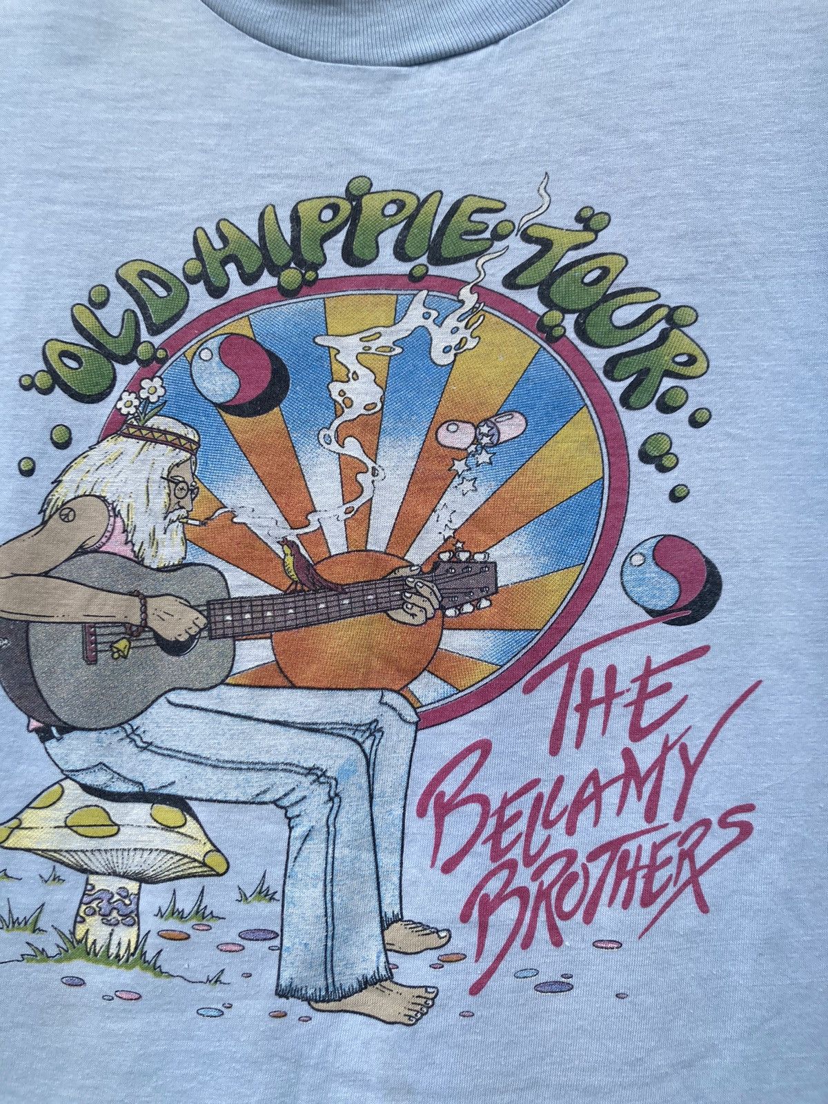 Vintage RARE Vintage 80s The Bellamy Brothers "Old Hippie Tour" Size US M / EU 48-50 / 2 - 3 Thumbnail