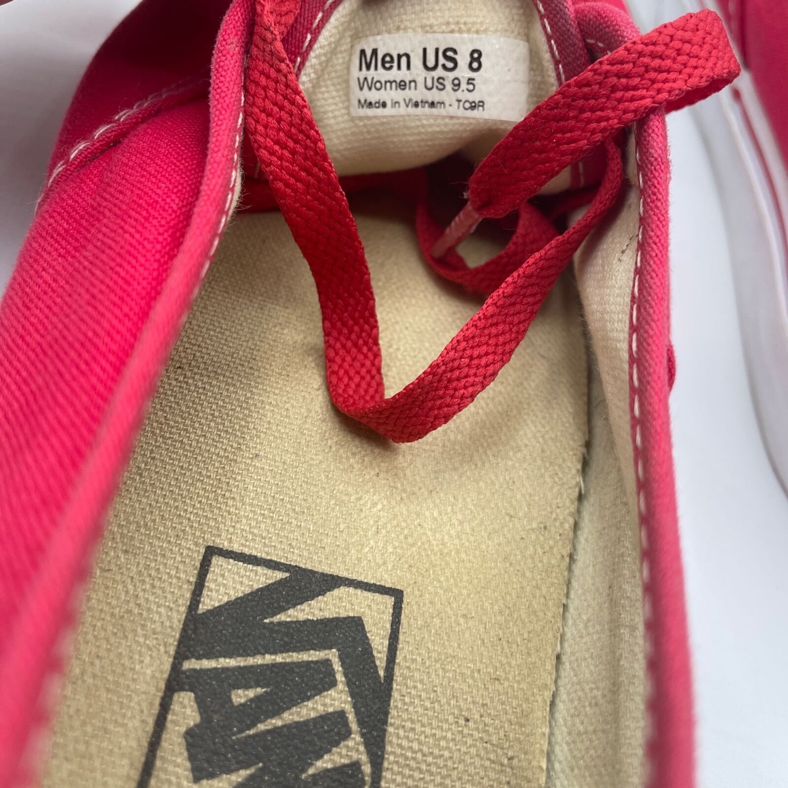 Vans Vans Authentic Low Red Canvas Shoes Skateboard Casual Mens 8 Size US 8 / EU 41 - 8 Thumbnail