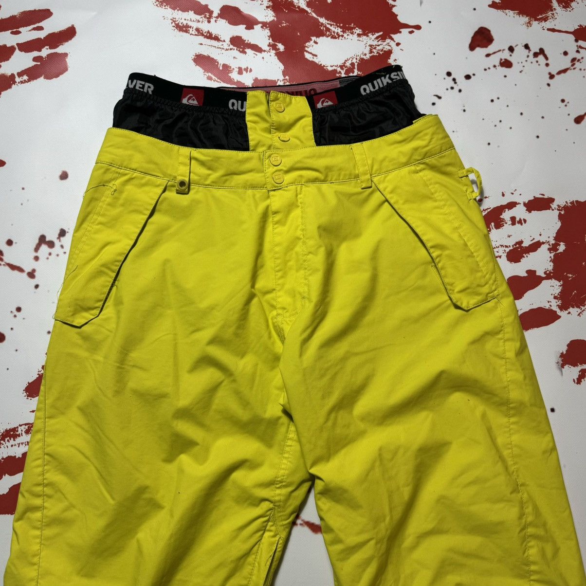 Quiksilver × Vintage vintage ski pants quiksilver big logo m/l size Size US 32 / EU 48 - 6 Thumbnail