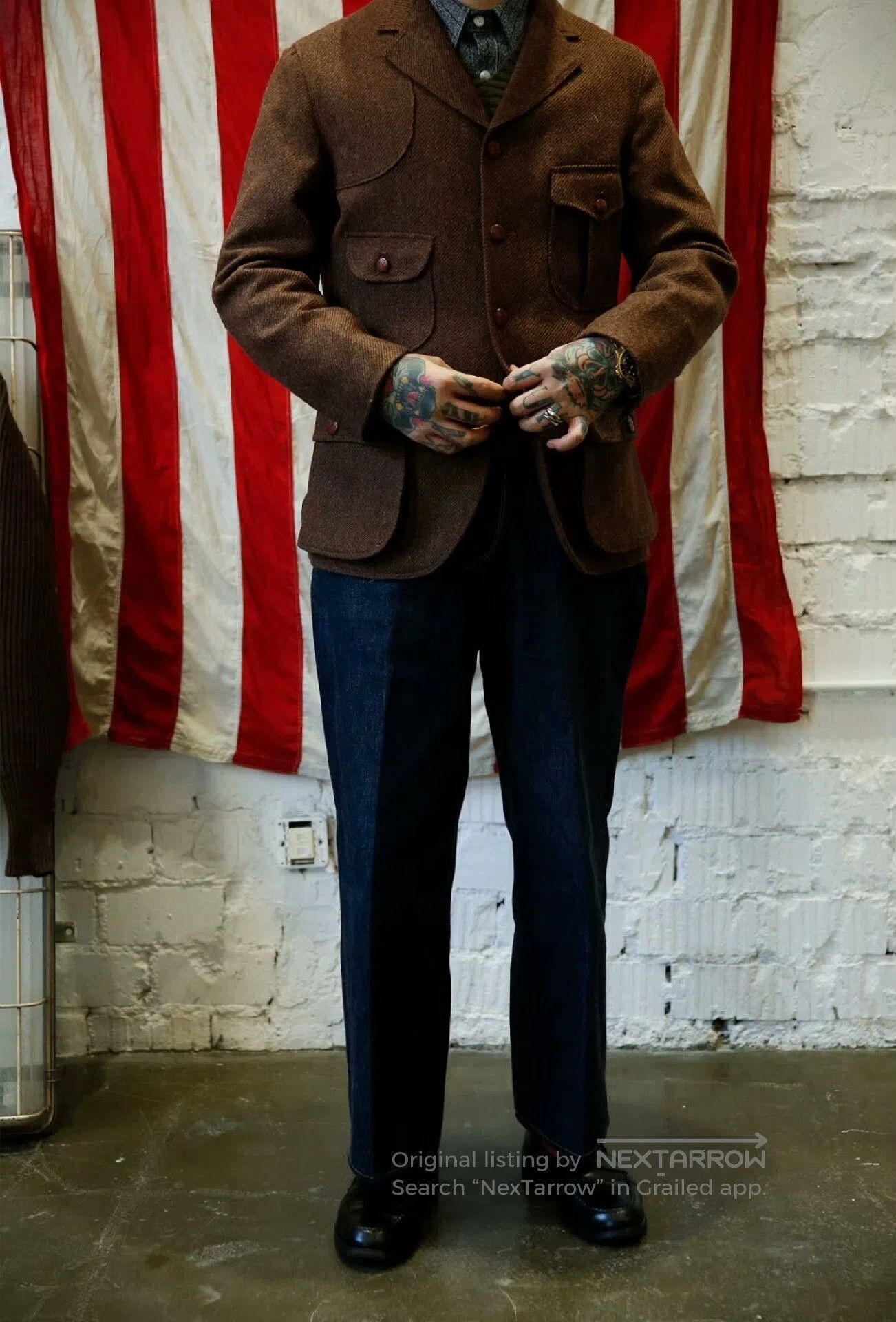 Vintage Vintage Labour Union WWII Wool Blazer. Size US M / EU 48-50 / 2 - 1 Thumbnail