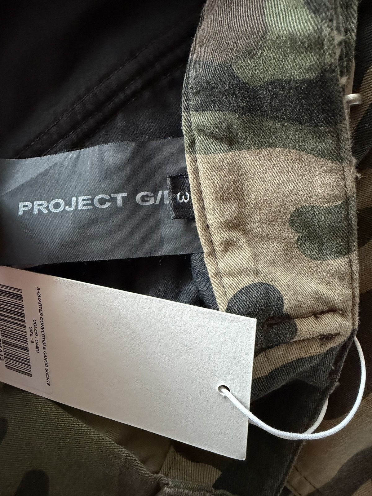 PROJECT G/R PROJECT G/R CAMO CARGO SHORTS Size US 34 / EU 50 - 16 Thumbnail