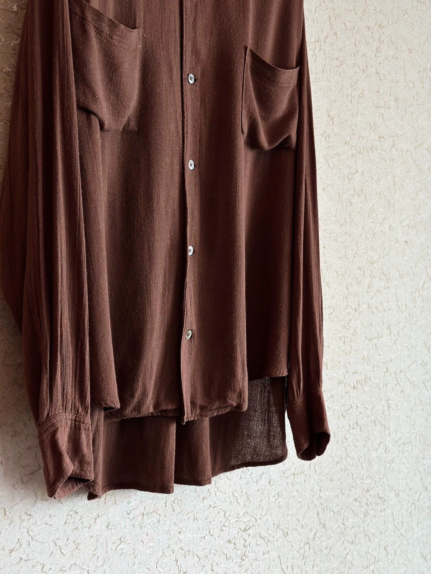 Y's for Men Y's Men 80s Rayon Linen Oversized Shirt Size US M / EU 48-50 / 2 - 5 Thumbnail