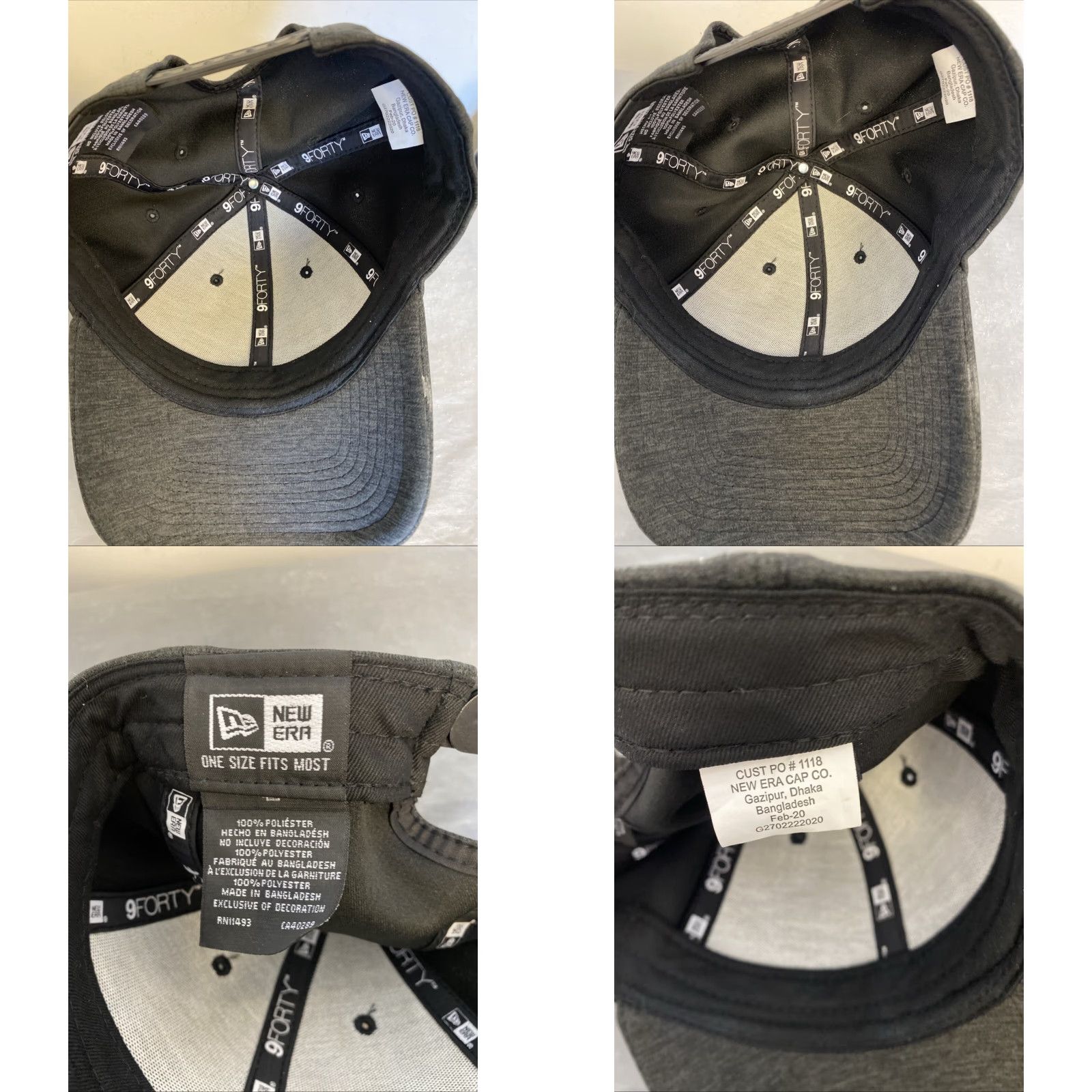 New Era New Era Stronger Better Dave Hollis Snapback Hat Adjustable Dark Gray Casual Mens Size ONE SIZE - 8 Thumbnail