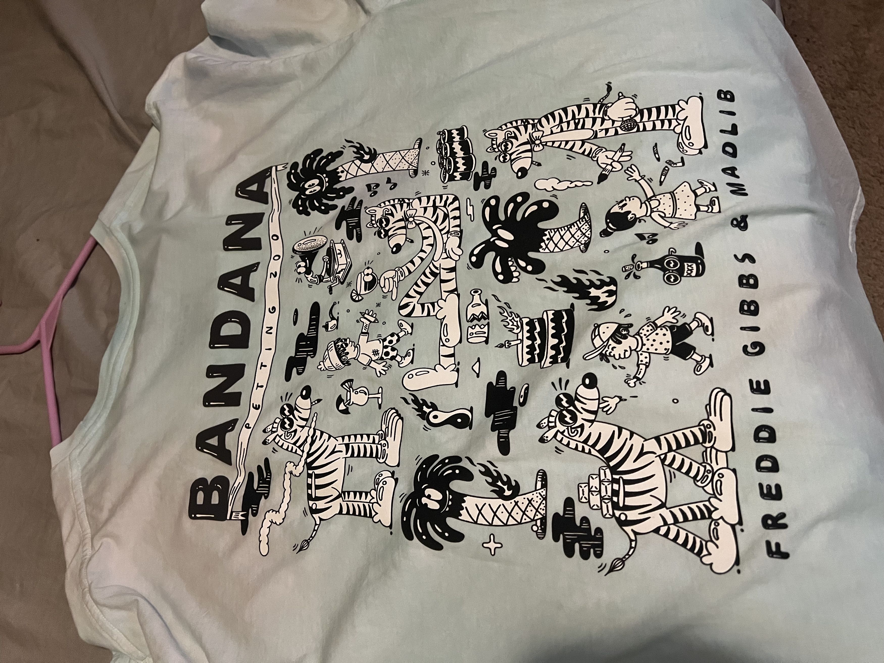Rap Tees Bandana Merch Size US XXL / EU 58 / 5 - 3 Thumbnail