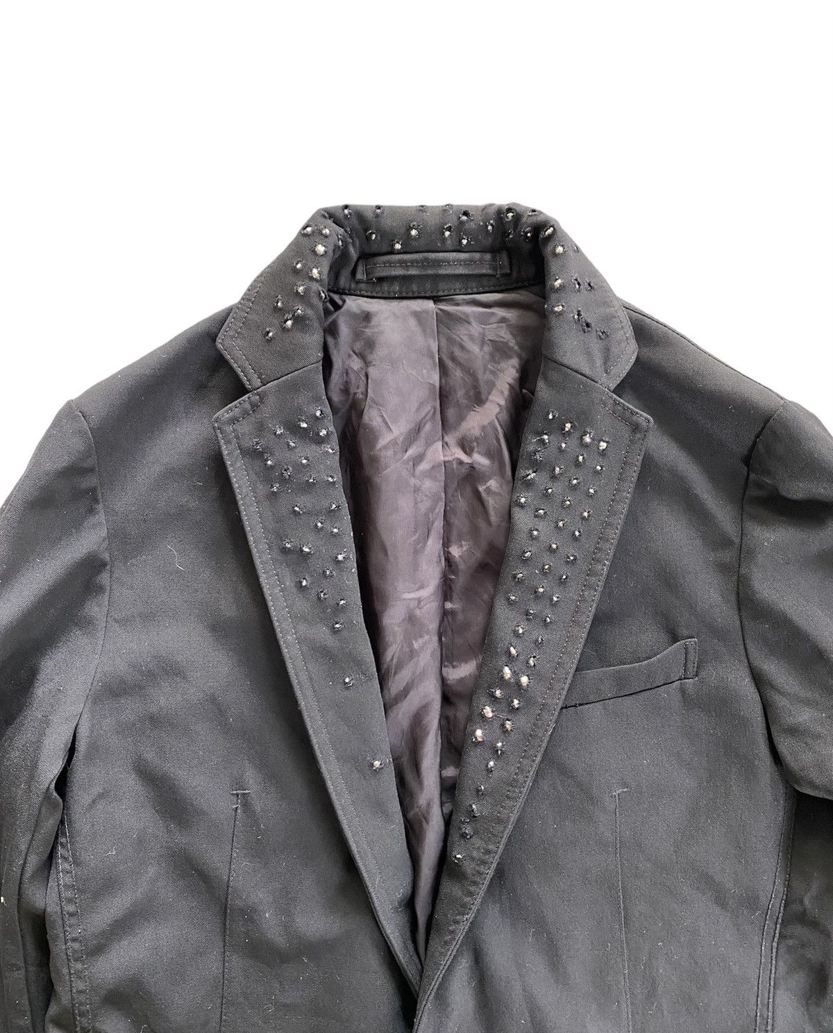 CABANE de ZUCCa Punk hidden collar Stud jacket wool Size US M / EU 48-50 / 2 - 1 Thumbnail