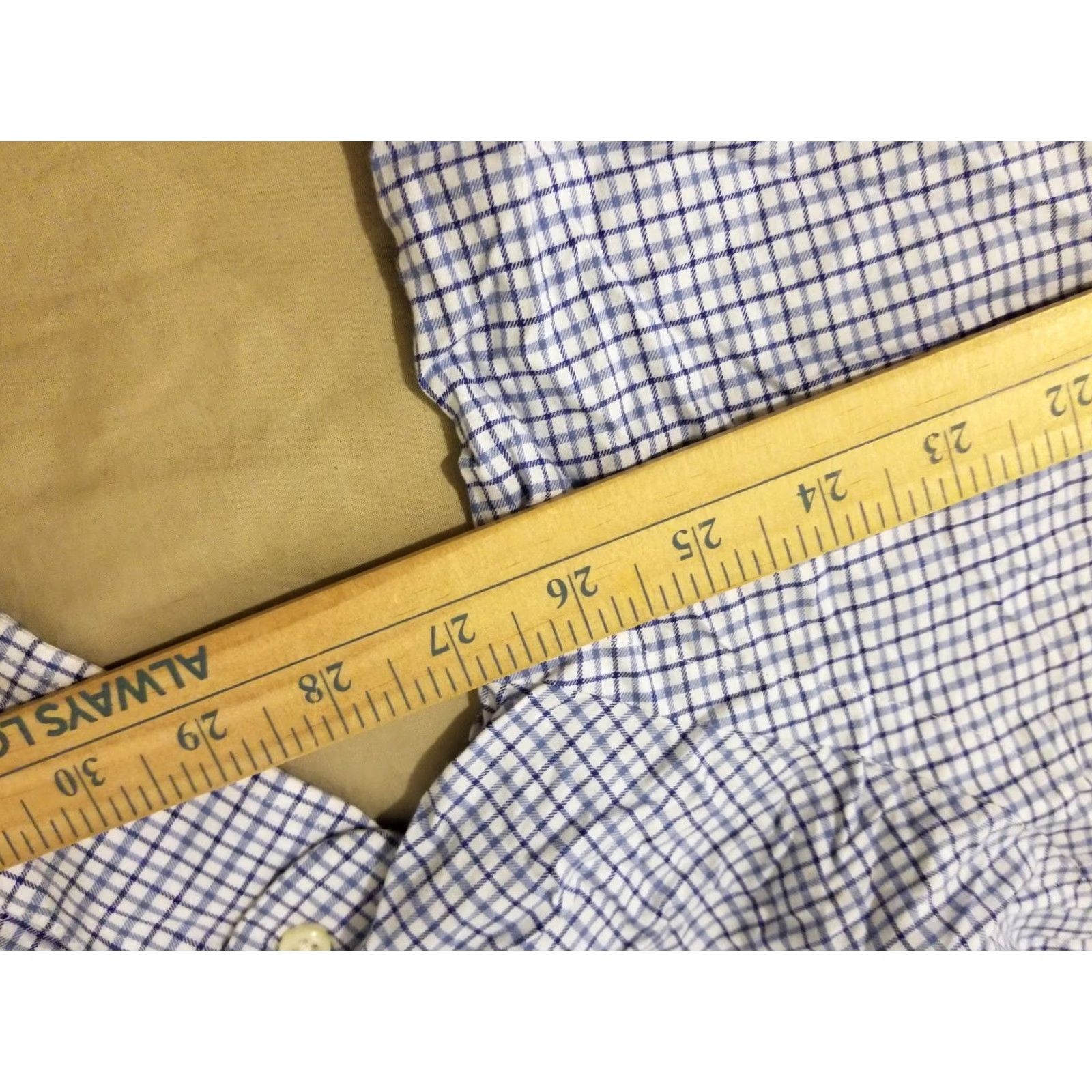Polo Ralph Lauren Polo Ralph Lauren Dress Shirt Mens 2XL Blue Button Cotton Shirt Size 48R - 5 Thumbnail