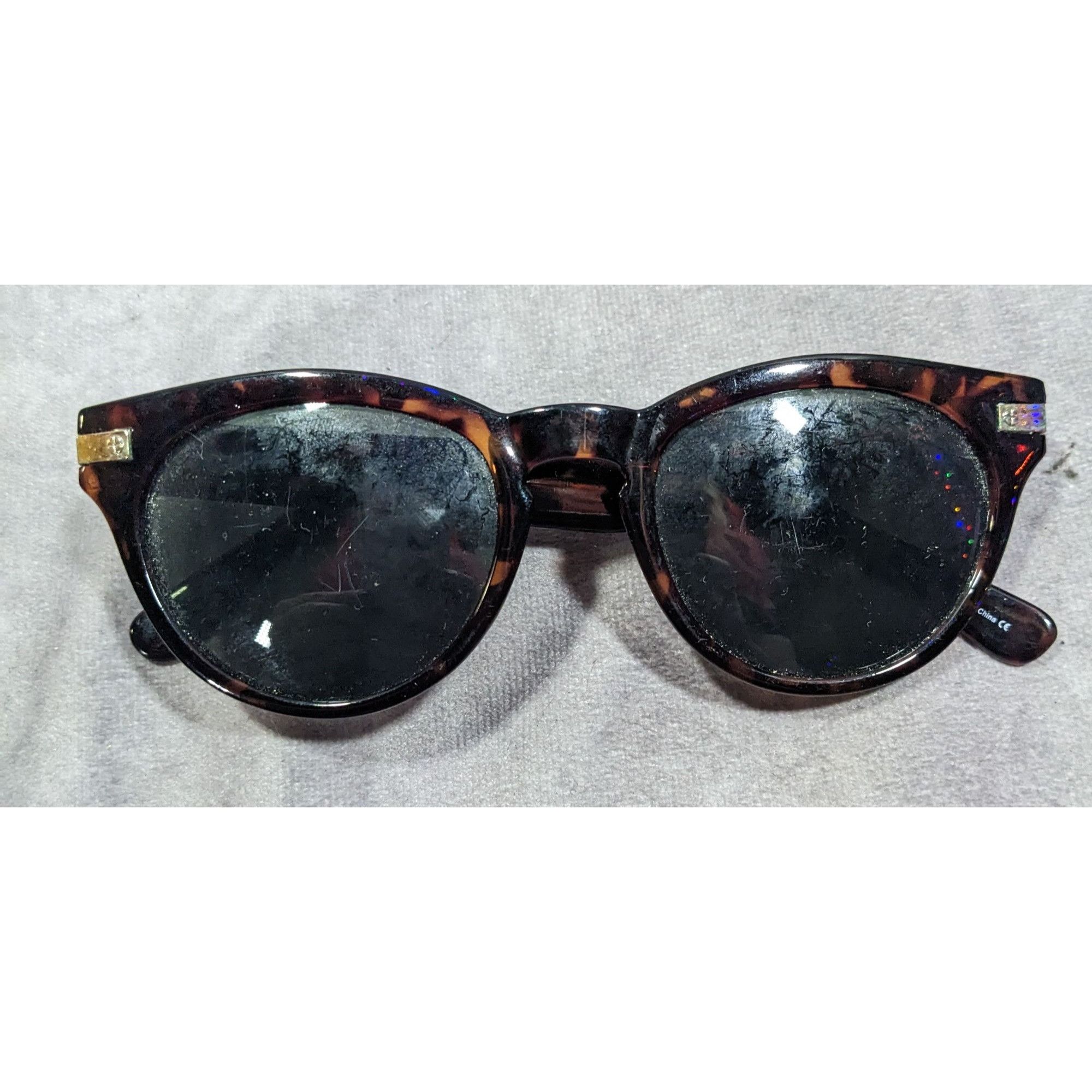 Cole Haan Cole Haan Retro C6090 Keyhole Bridge Tortoise Sunglasses Size ONE SIZE - 2 Thumbnail