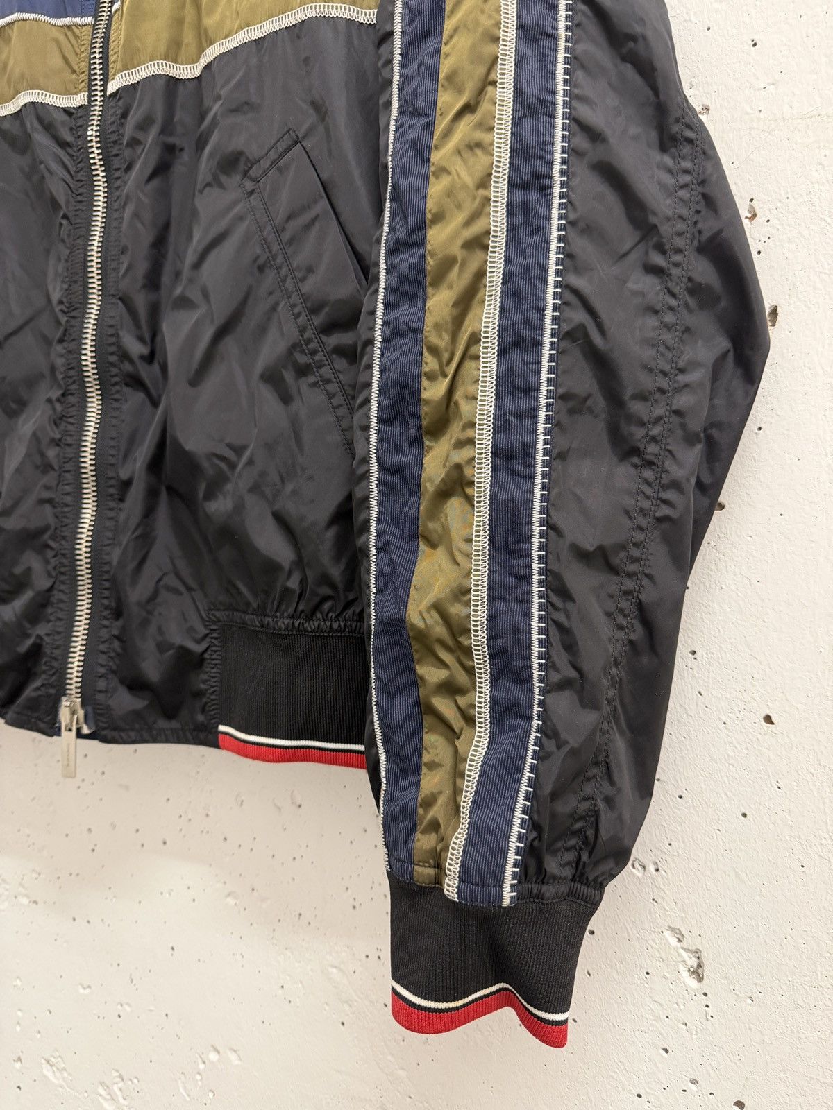 Dior Dior Homme Sample Track Nylon Panelled Zip-Up Jacket Size US M / EU 48-50 / 2 - 4 Thumbnail