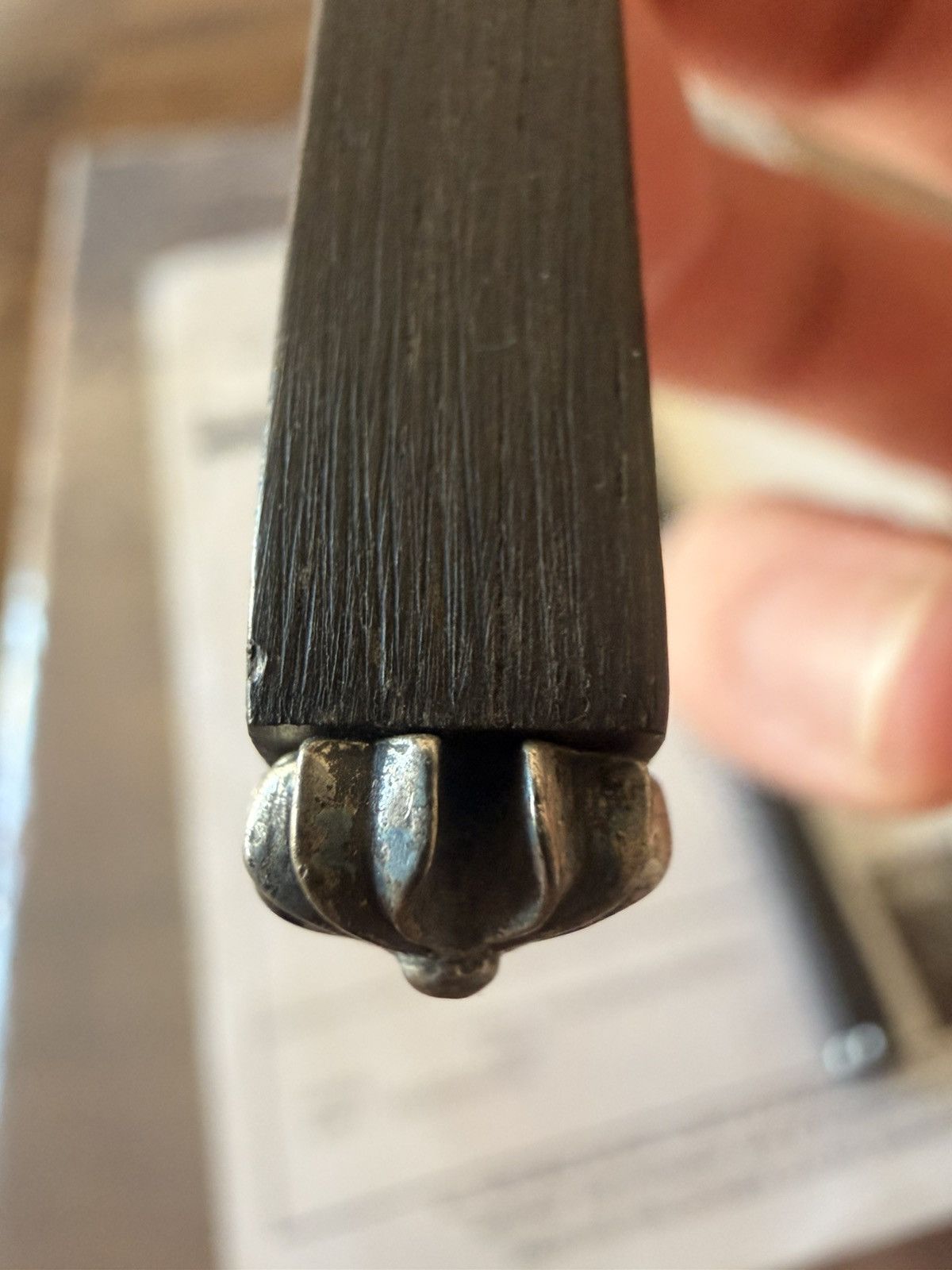 Chrome Hearts Chrome Hearts Chopsticks 100% Authentic RARE 2012 Ebony Wood Size ONE SIZE - 3 Thumbnail