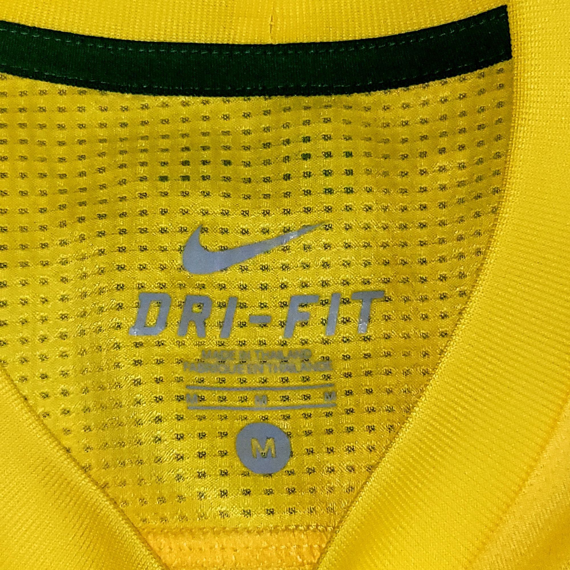 Nike Ronaldo Brazil 2011 PLAYER ISSUE LAST MATCH Soccer Jersey M Size US M / EU 48-50 / 2 - 5 Thumbnail