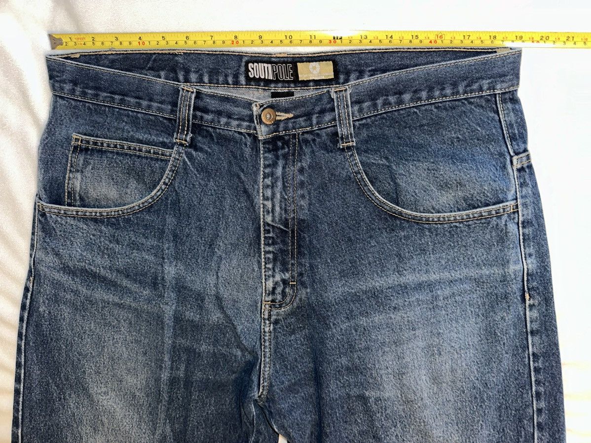 Southpole × Vintage Vintage Southpole Jeans Mens 38x27 Med Wash Baggy Wide l Size US 38 / EU 54 - 5 Thumbnail