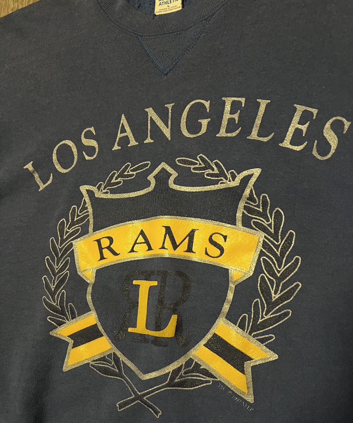 NFL × Russell Athletic × Vintage Vintage Los Angeles Rams Crewneck Sweater size Large Size US L / EU 52-54 / 3 - 2 Thumbnail
