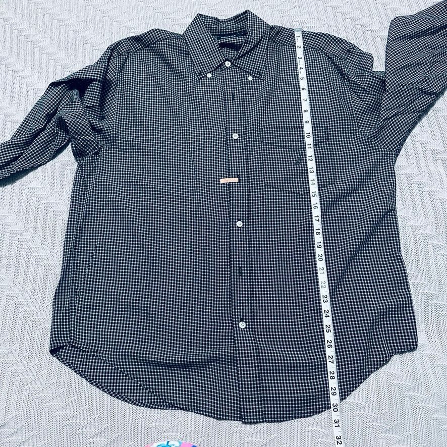 Nautica Nautica navy plaid heavyweight button down Size US L / EU 52-54 / 3 - 7 Thumbnail