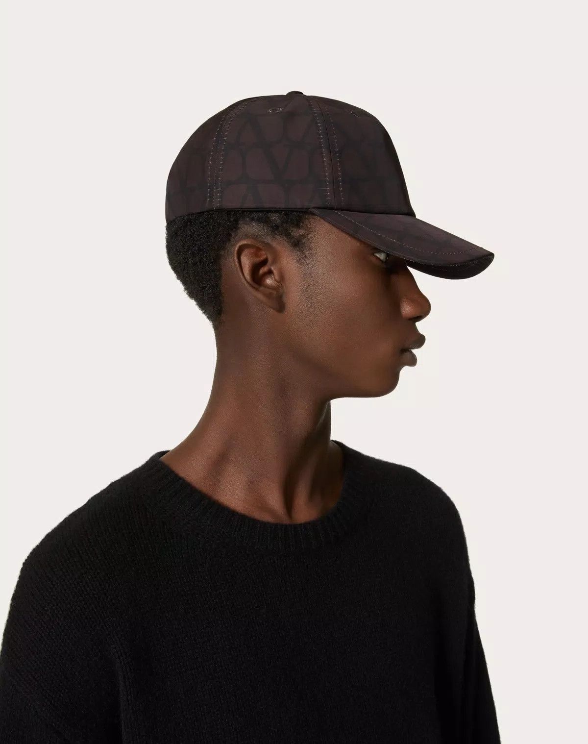 Valentino oc11z0625 Size:OS/Toile Iconographe Baseball Cap in Black Size ONE SIZE - 4 Thumbnail