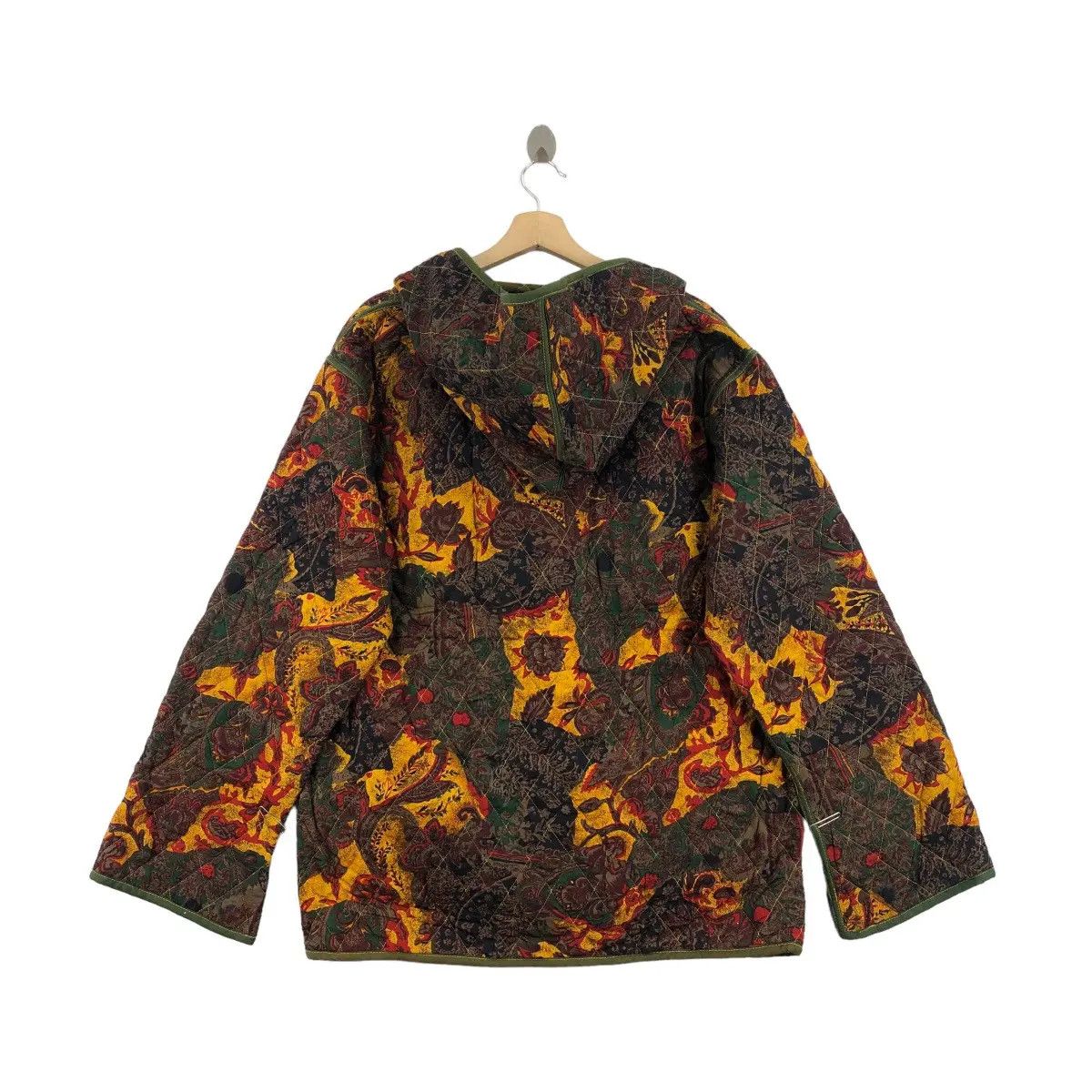 Vintage Vintage OTTO COLLECTION FLORAL Flower Paisley Quilted Jacket Size S / US 4 / IT 40 - 4 Thumbnail