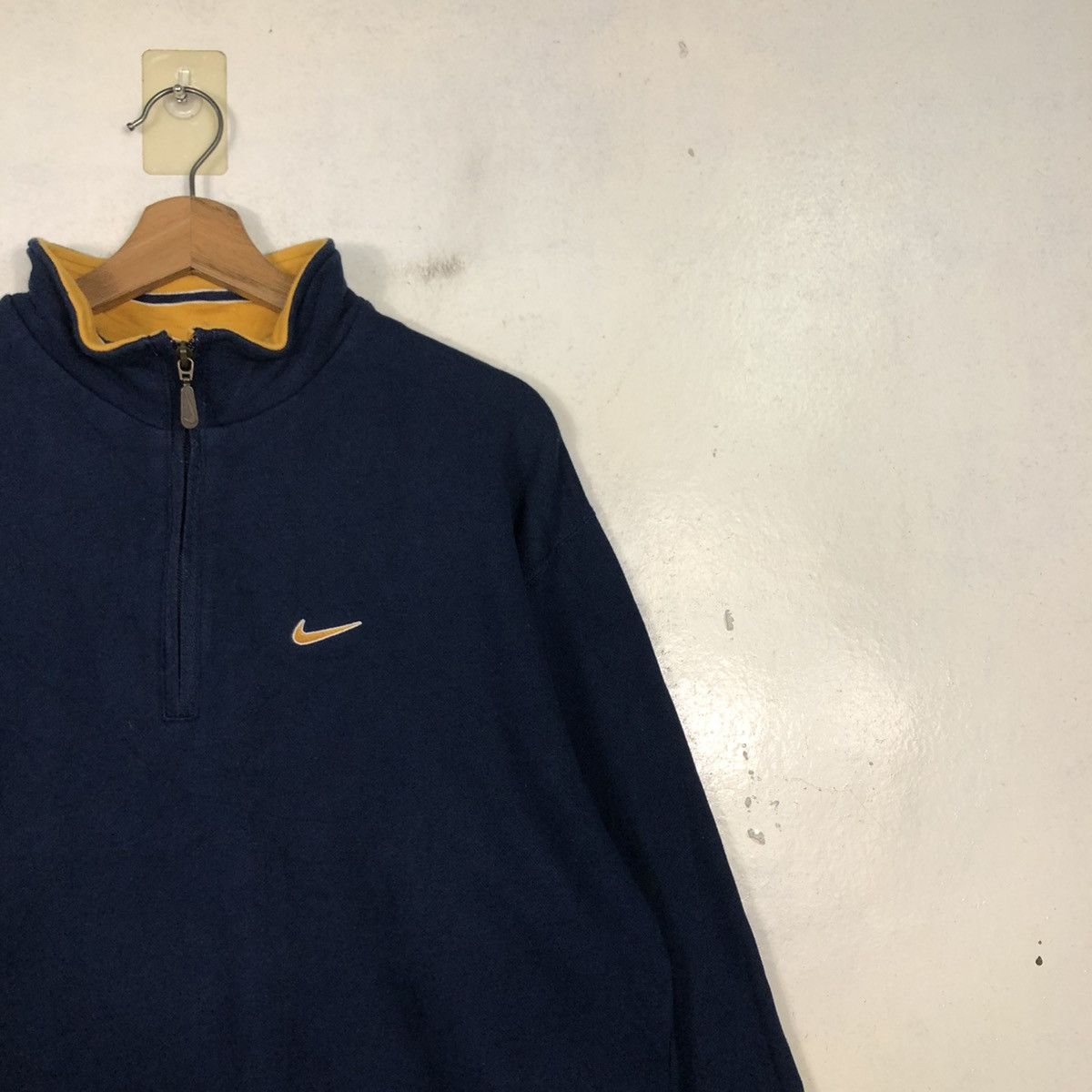 Nike 📌Half Zipper Collar Sweater Nike Small Swoosh Size US M / EU 48-50 / 2 - 8 Thumbnail