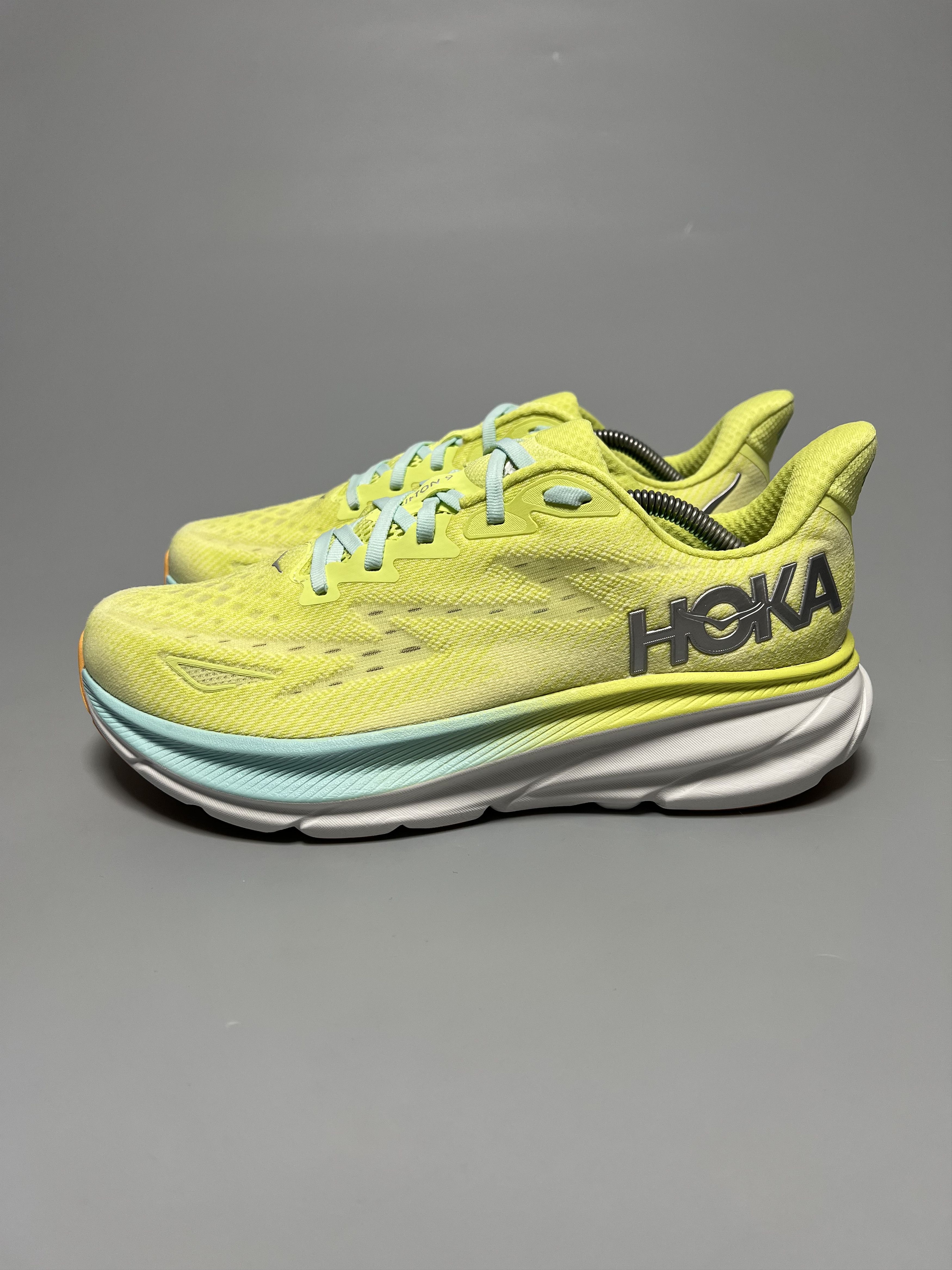 Hoka 10.5D Hoka One One Clifton 9 Wide Running Shoes Walking Gym Size US 10.5 / IT 40.5 - 2 Thumbnail