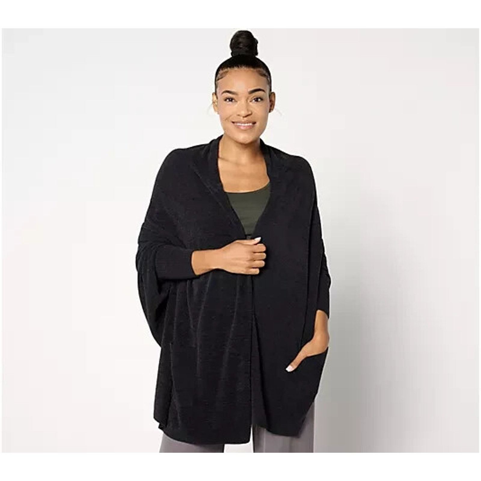 & Other Stories Barefoot Dreams CozyChic Blanket Wrap BLACK Size 1X A653690 Size ONE SIZE - 1 Preview