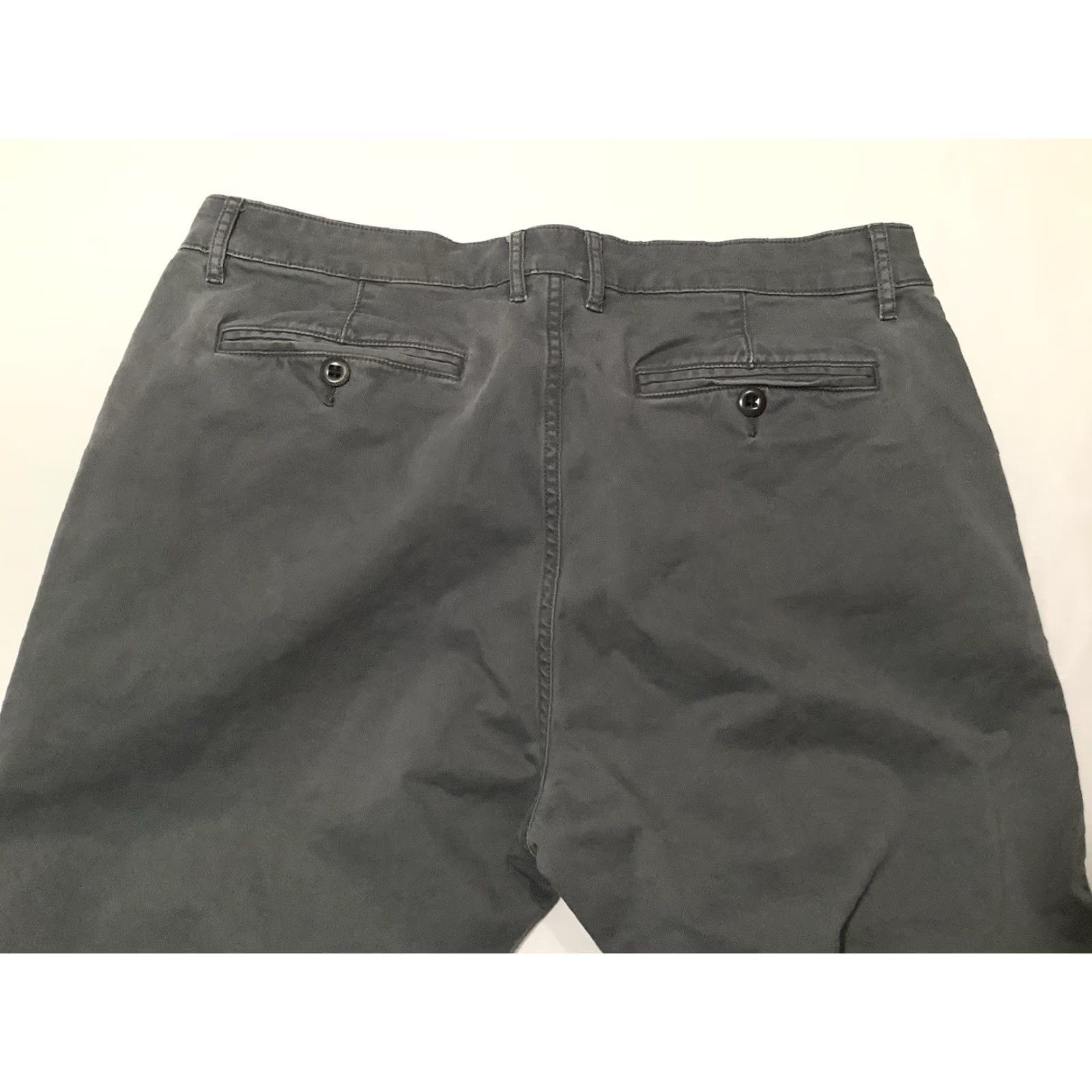 Flint And Tinder Flint and Tinder Pants Mens 36x31 Gray Straight Fit Chino Mid Rise Stretch Size US 36 / EU 52 - 7 Thumbnail