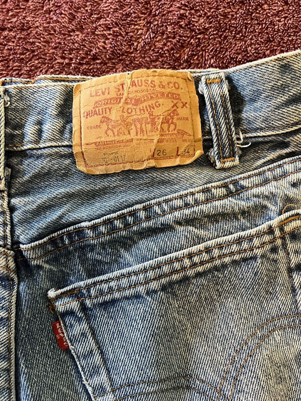 Levi's Vintage Levi’s Cut Off Shorts Size 23" - 5 Thumbnail