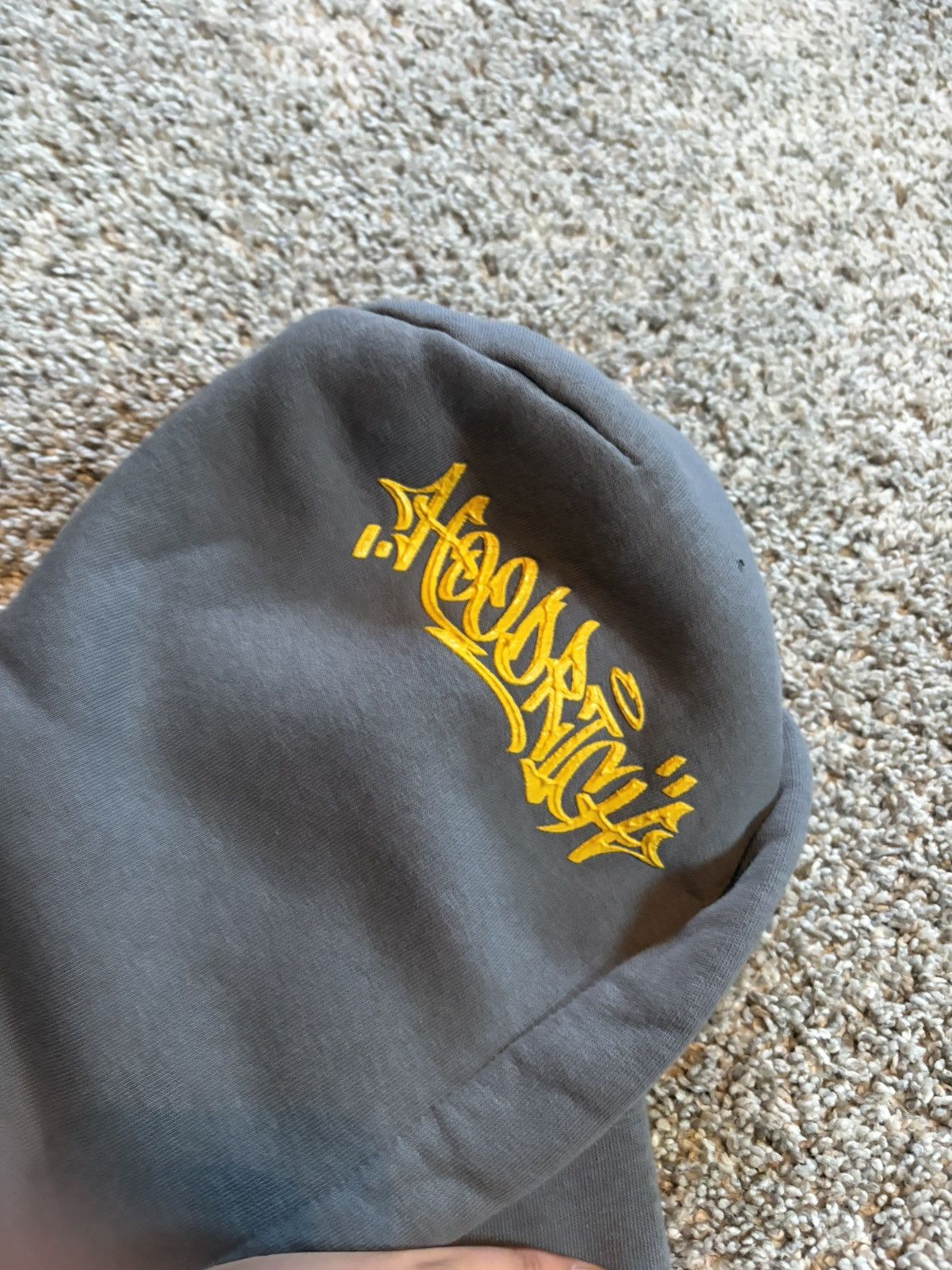 Hoodrich hoodrich hoodie grey and yellow Size US L / EU 52-54 / 3 - 5 Thumbnail