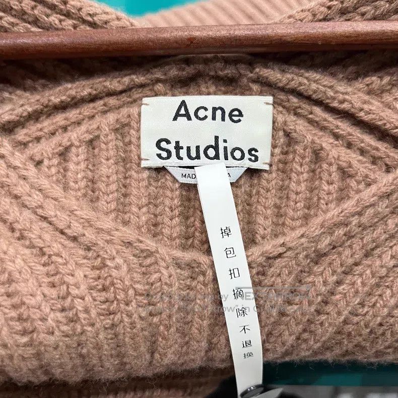 Acne Studios Acne Studios Brown Long Cardigan with Thick Hemp Thread Size XXS / US 00 / IT 34 - 3 Thumbnail
