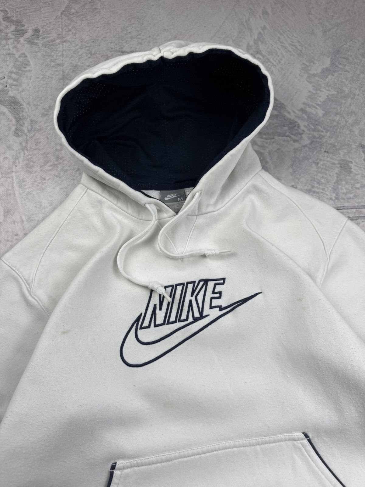 Nike × Vintage NIKE VINTAGE CENTER LOGO OVERSIZE BOXY HOODIE Size US M / EU 48-50 / 2 - 3 Thumbnail