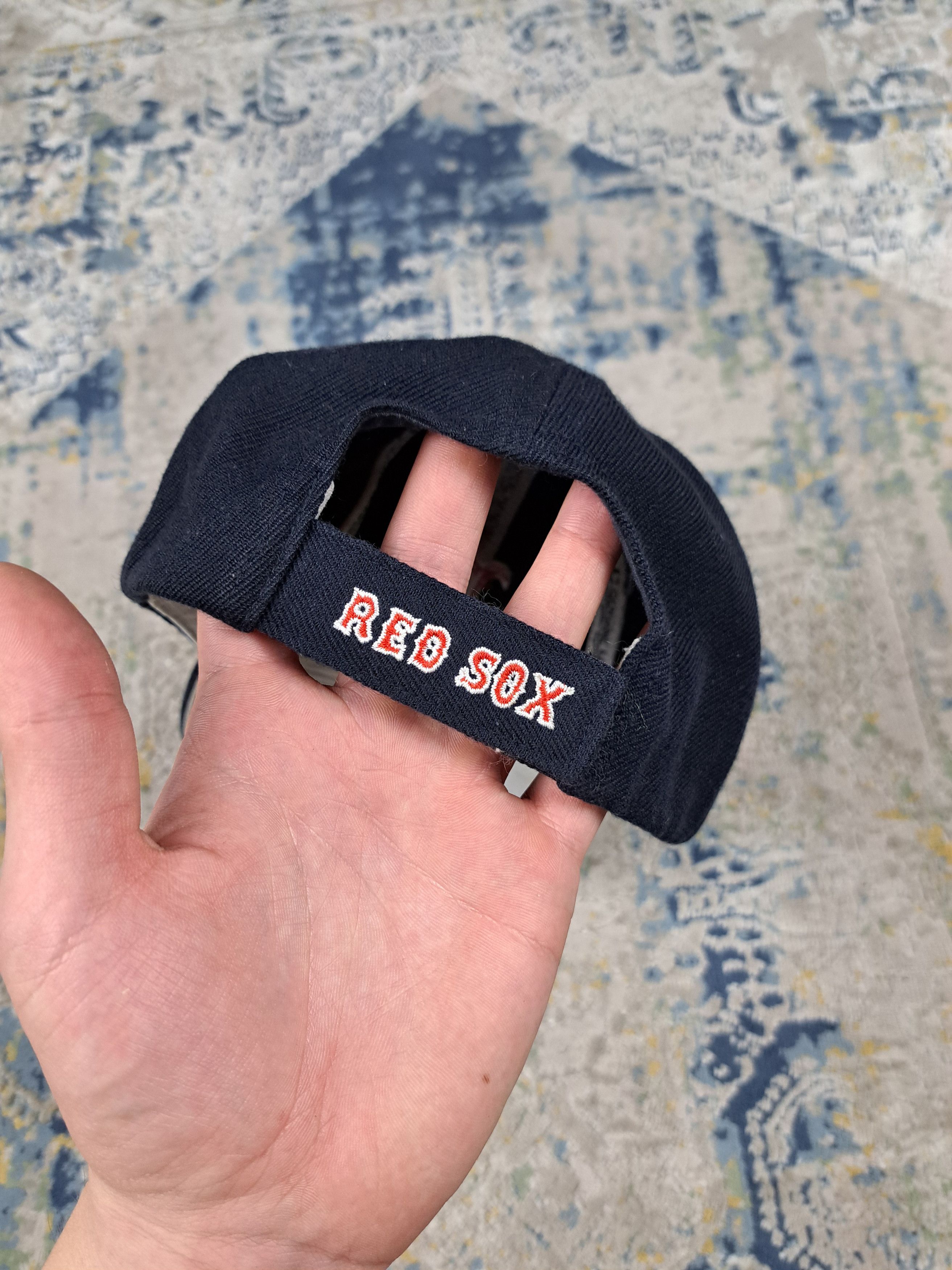Nike Vintage 90s Nike x Boston Red Sox Baseball MLB Cap Hat Size ONE SIZE - 4 Thumbnail